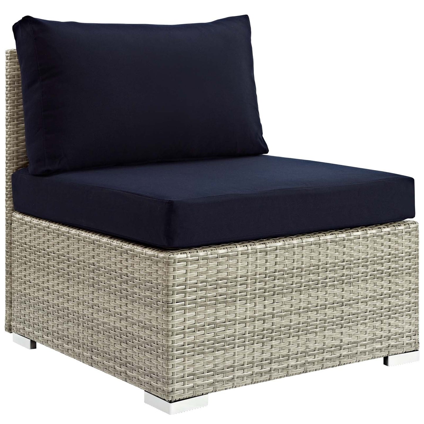 Modway Repose 8 Piece Outdoor Patio Sunbrella® Sectional Set