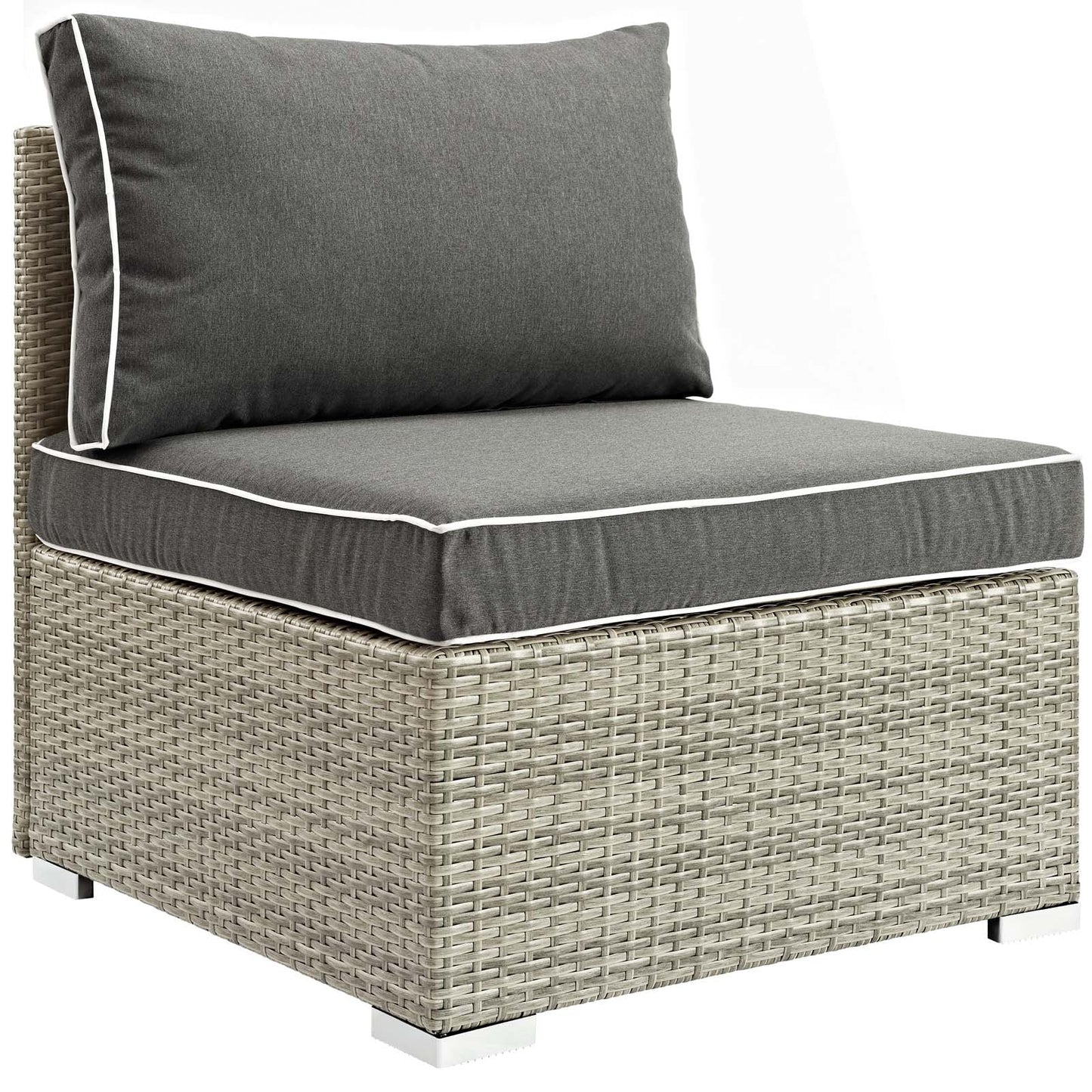 Repose 6 Piece Outdoor Patio Sectional Set By Modway - EEI-3014 | Outdoor Sofas, Loveseats & Sectionals | Modishstore - 10