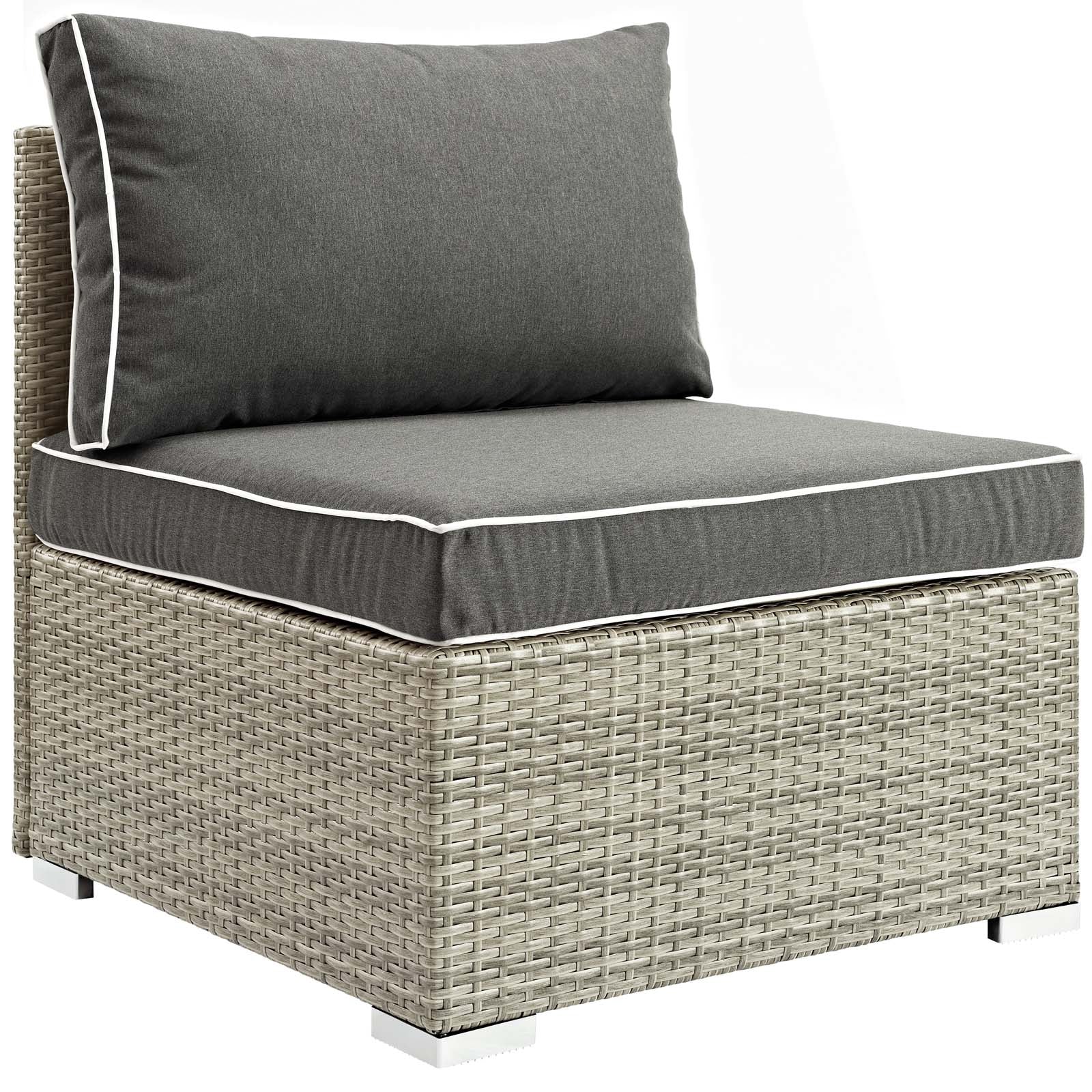 Repose 6 Piece Outdoor Patio Sectional Set By Modway - EEI-3014 | Outdoor Sofas, Loveseats & Sectionals | Modishstore - 10
