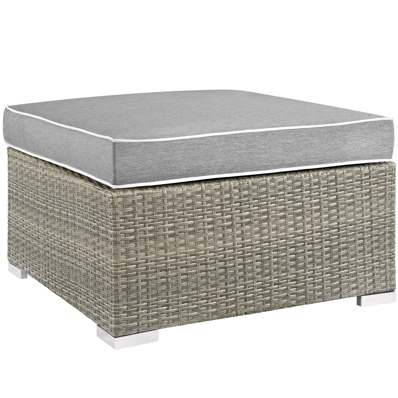 Repose 6 Piece Outdoor Patio Sectional Set By Modway - EEI-3014 | Outdoor Sofas, Loveseats & Sectionals | Modishstore - 19