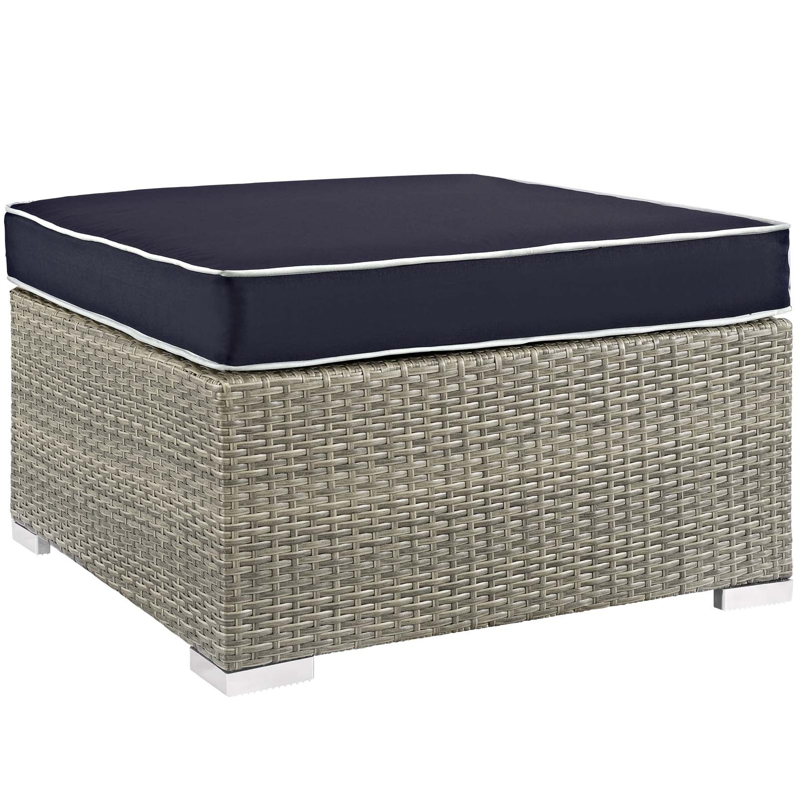 Repose 6 Piece Outdoor Patio Sectional Set By Modway - EEI-3014 | Outdoor Sofas, Loveseats & Sectionals | Modishstore - 26