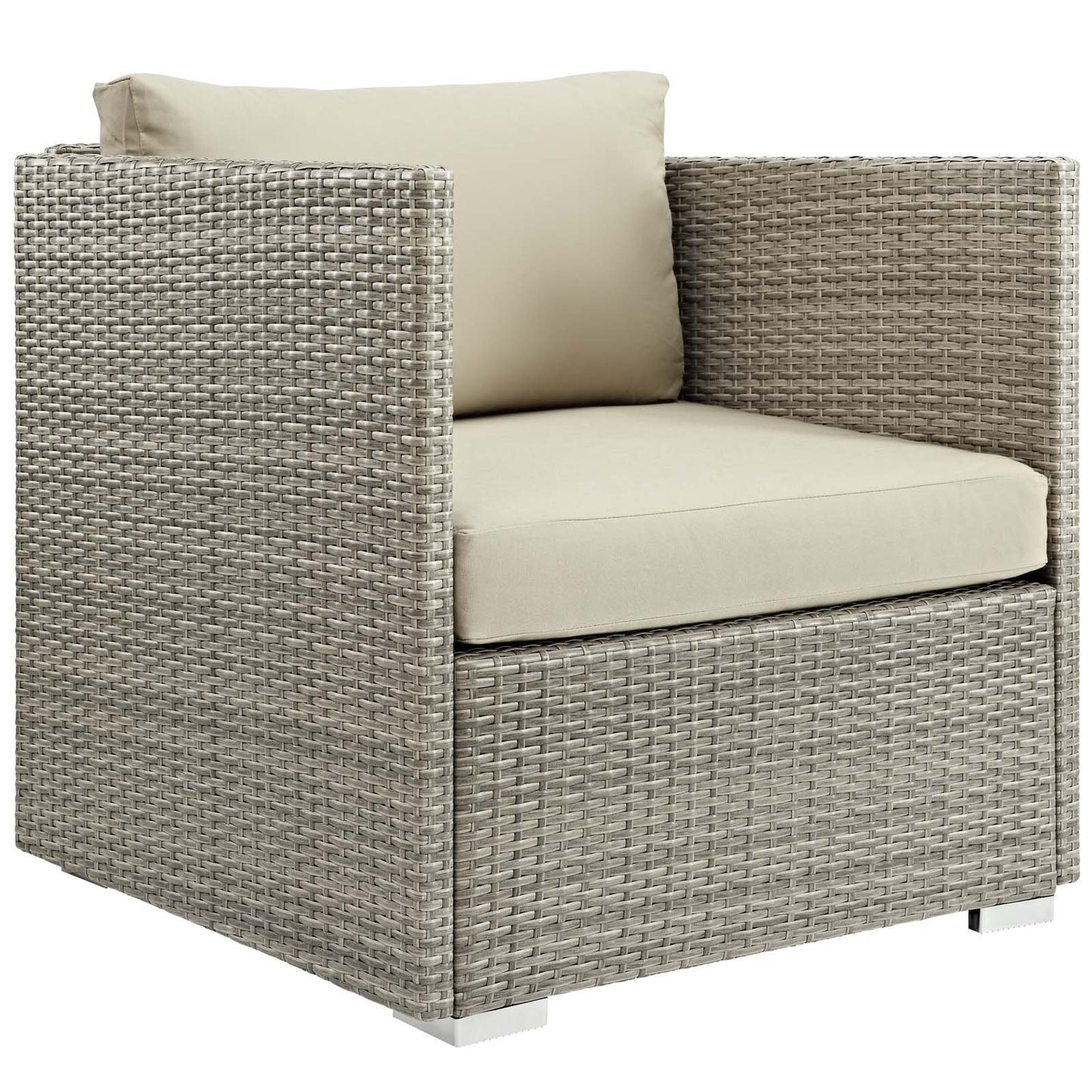 Modway Repose 6 Piece Outdoor Patio Sunbrella® Sectional Set