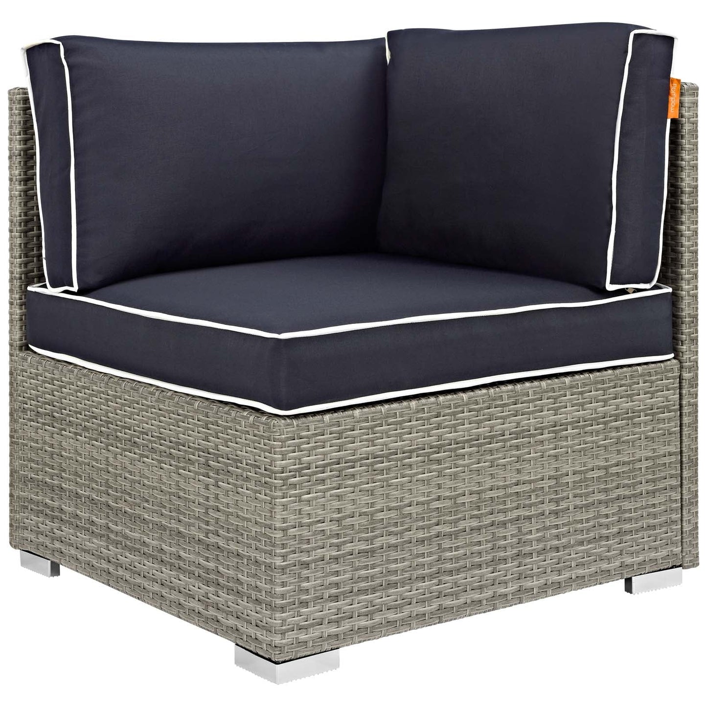 Modway Repose 6 Piece Outdoor Patio Sectional Set | Outdoor Sofas, Loveseats & Sectionals | Modishstore-18