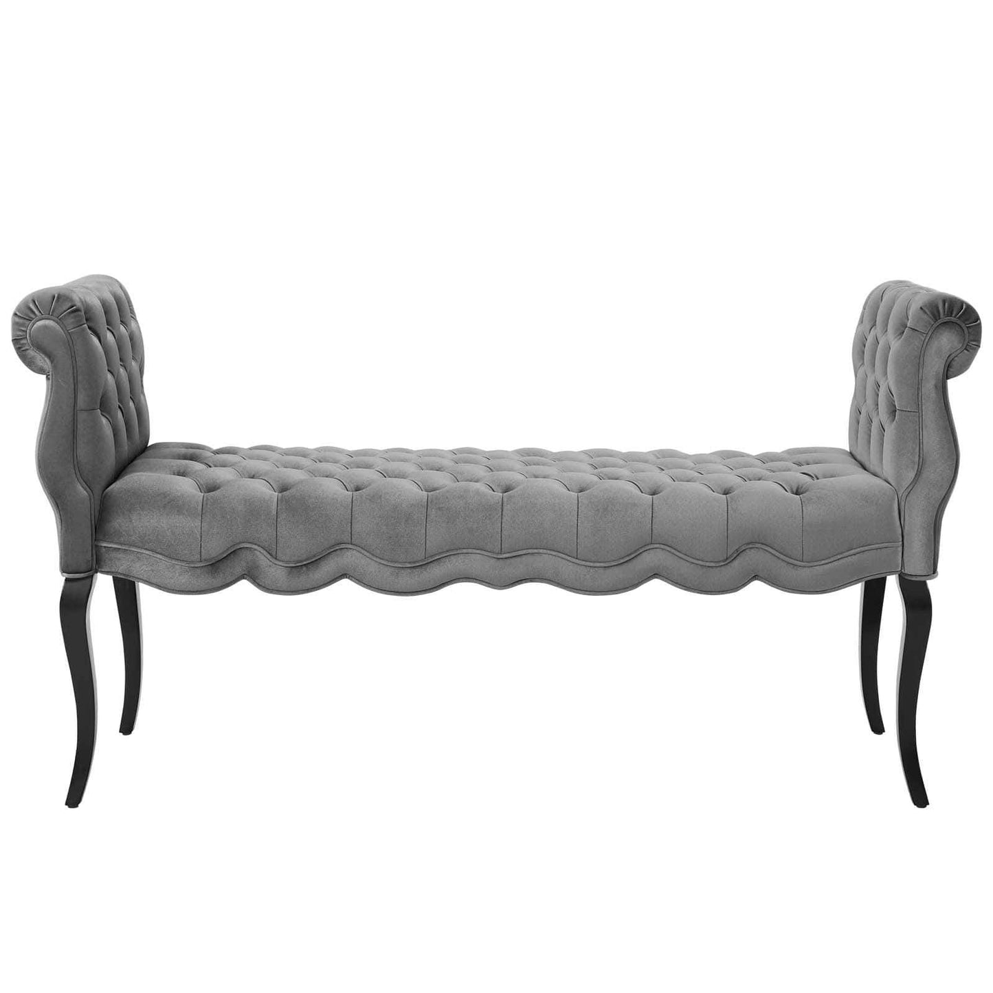 Modway Adelia Chesterfield Style Button Tufted Performance Velvet Bench