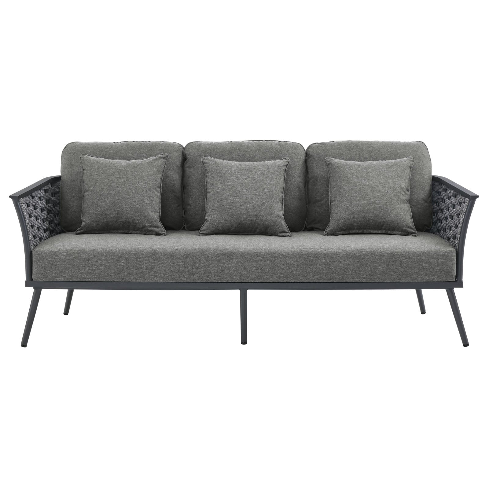 Modway Stance Outdoor Patio Aluminum Sofa | Outdoor Sofas, Loveseats & Sectionals | Modishstore-14