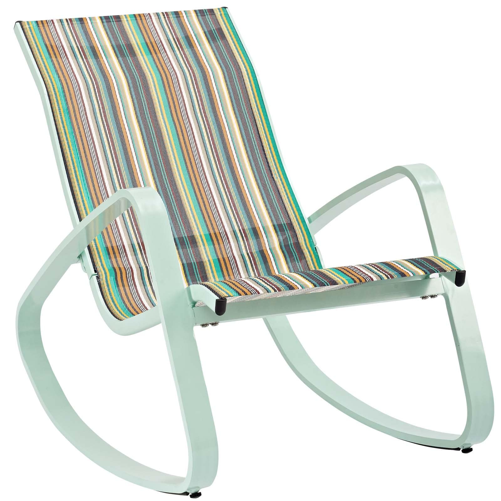 Modway Traveler Rocking Outdoor Patio Mesh Sling Lounge Chair | Outdoor Recliners & Lounge Chairs | Modishstore-9