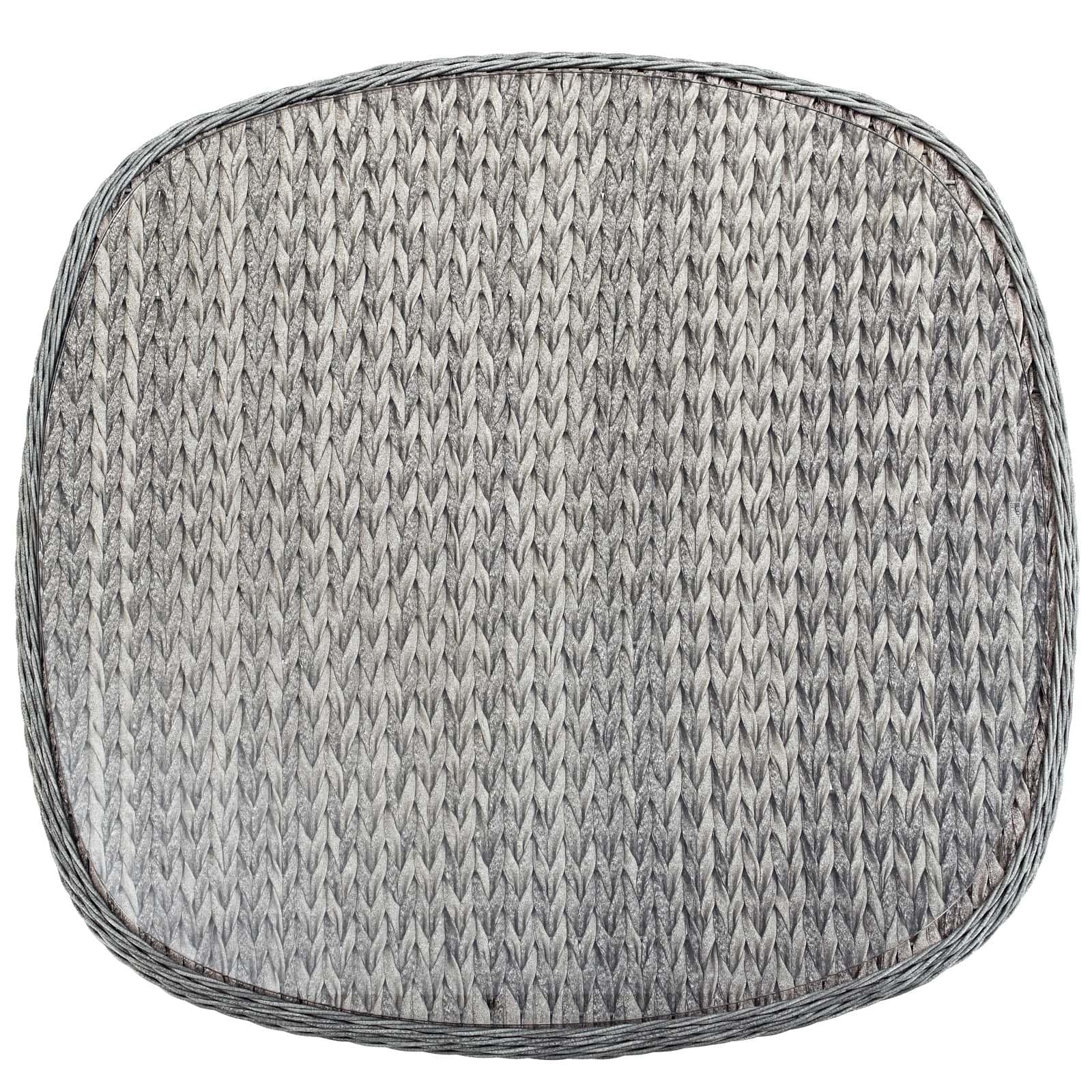 Modway Endeavor 36" Outdoor Patio Wicker Rattan Dining Table Gray | Dining Tables | 