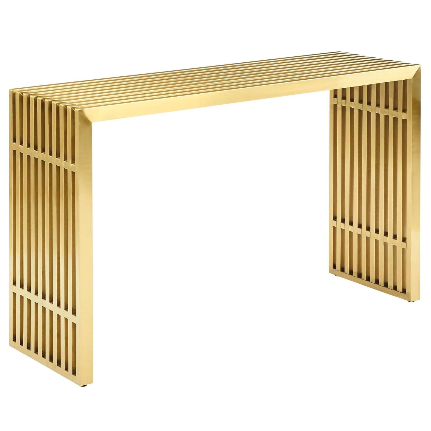 Modway Gridiron Stainless Steel Console Table | Console Tables | 