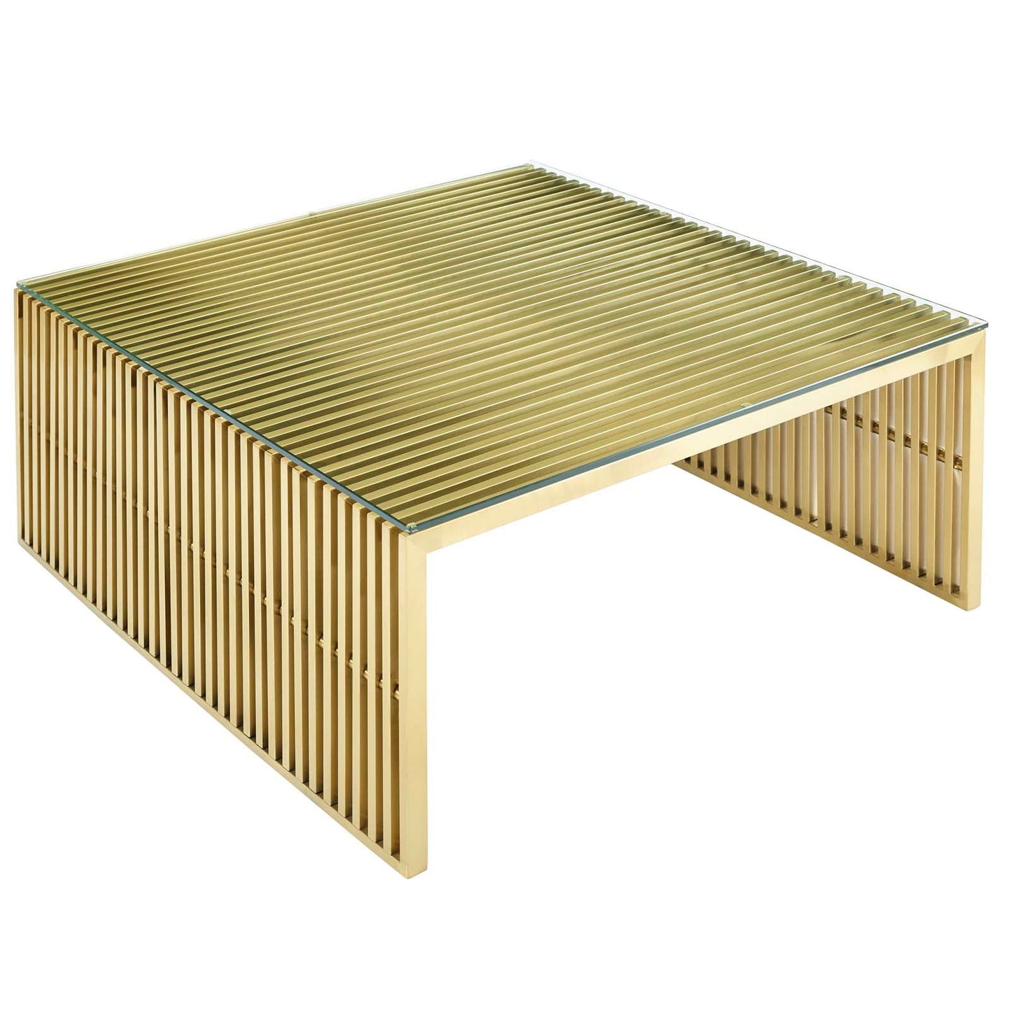 Modway Gridiron Stainless Steel Coffee Table | Coffee Tables | 
