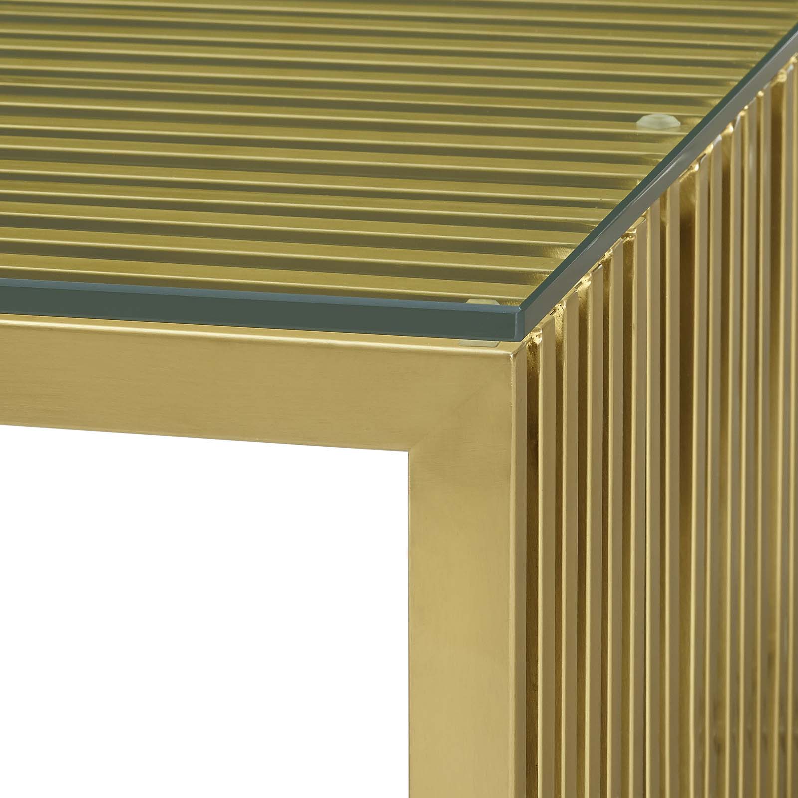 Modway Gridiron Stainless Steel Coffee Table | Coffee Tables | 