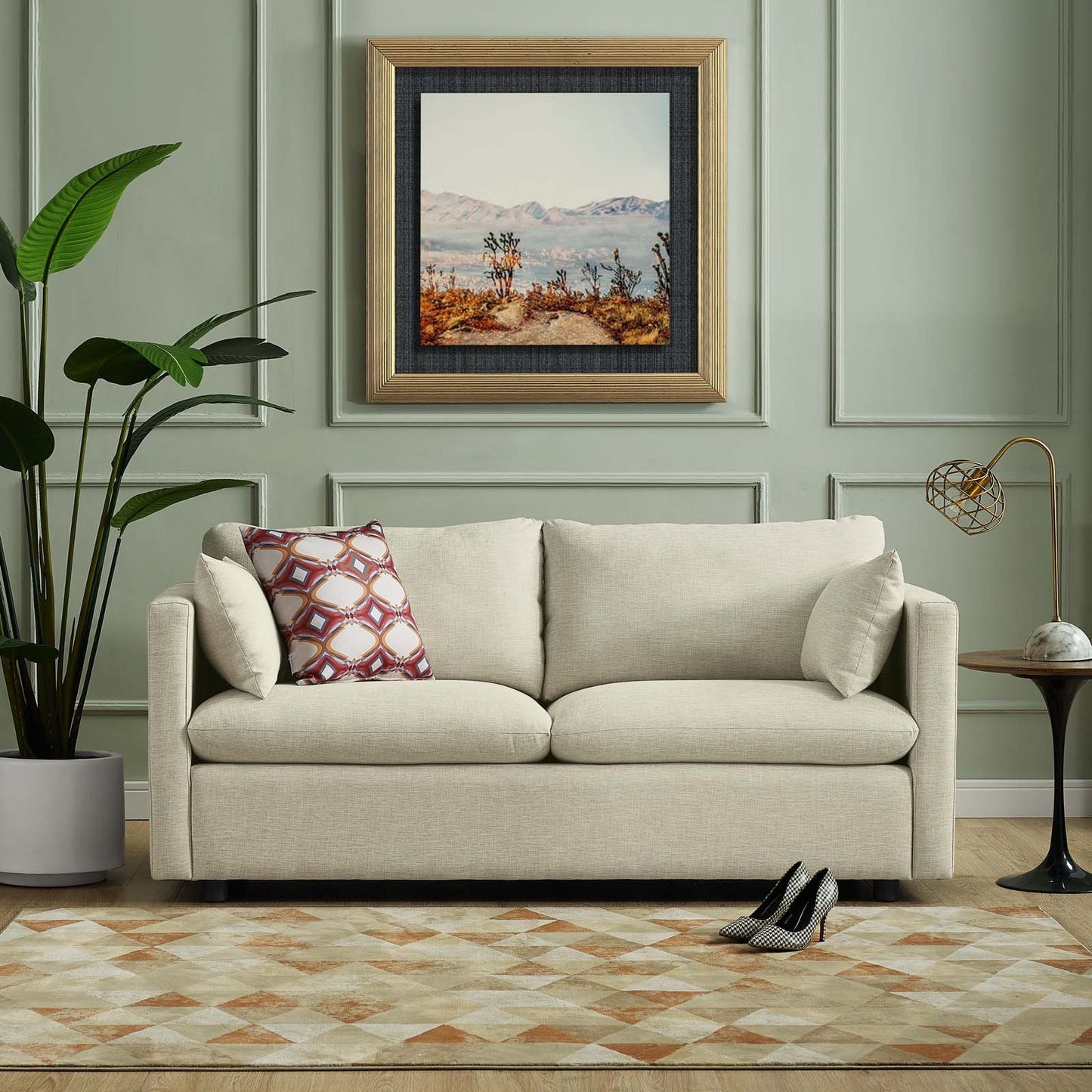 Modway Activate Upholstered Fabric Sofa