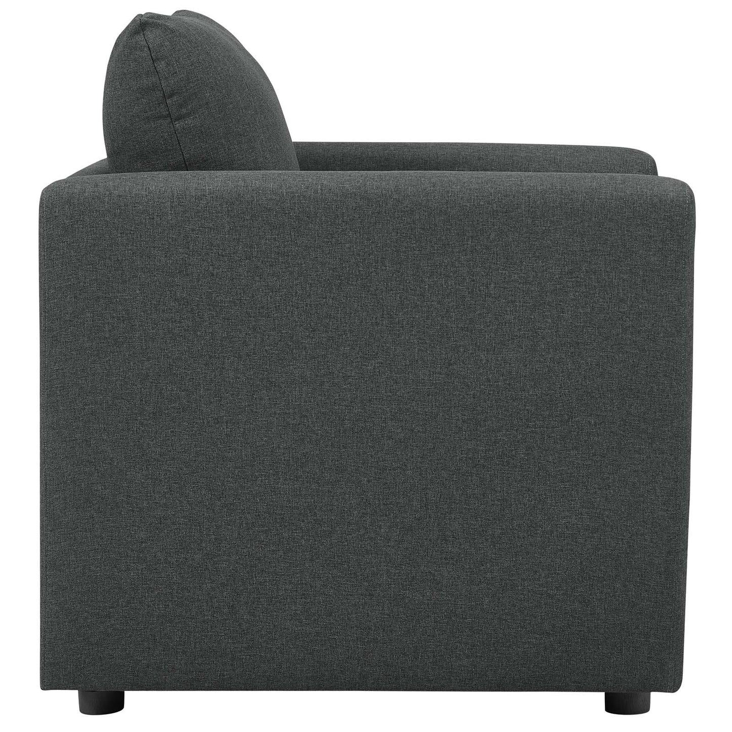 Modway Activate Upholstered Fabric Armchair