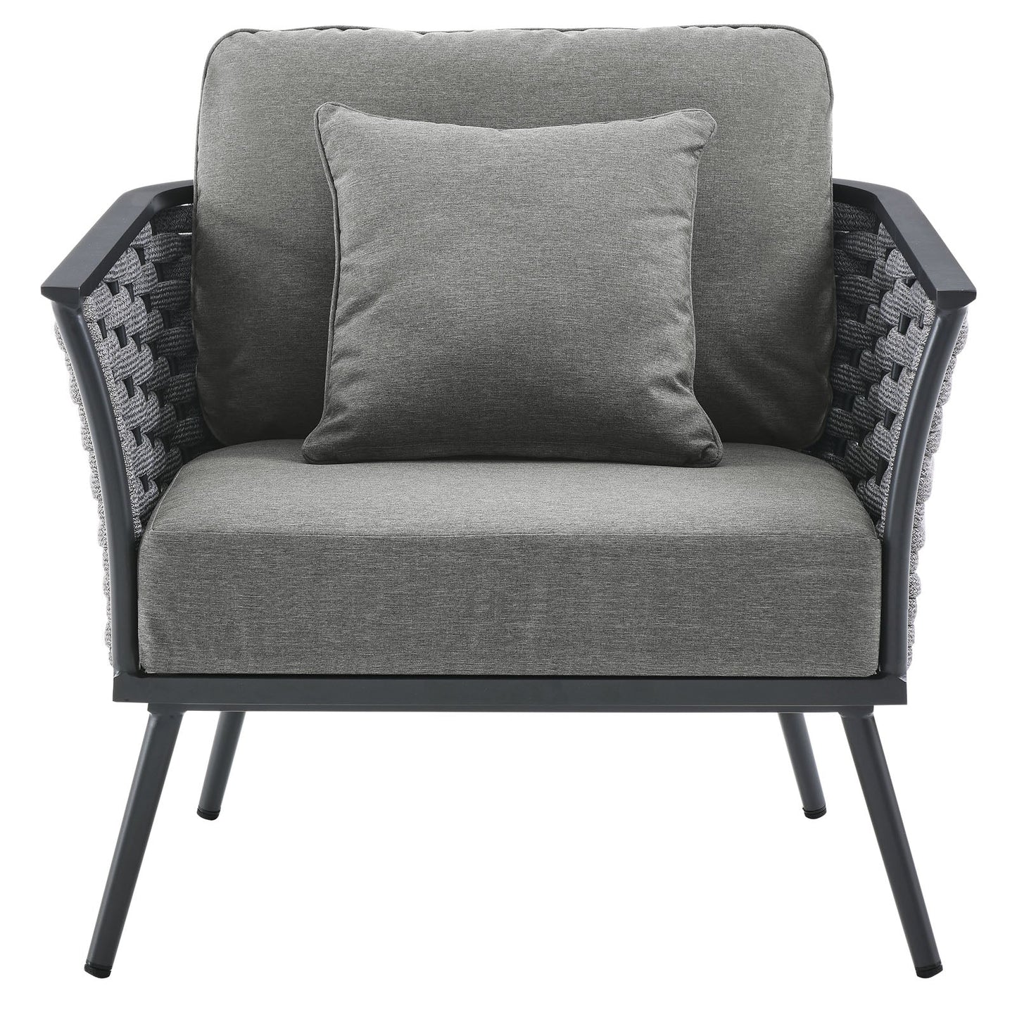 Modway Stance Outdoor Patio Aluminum Armchair | Armchairs | Modishstore-10
