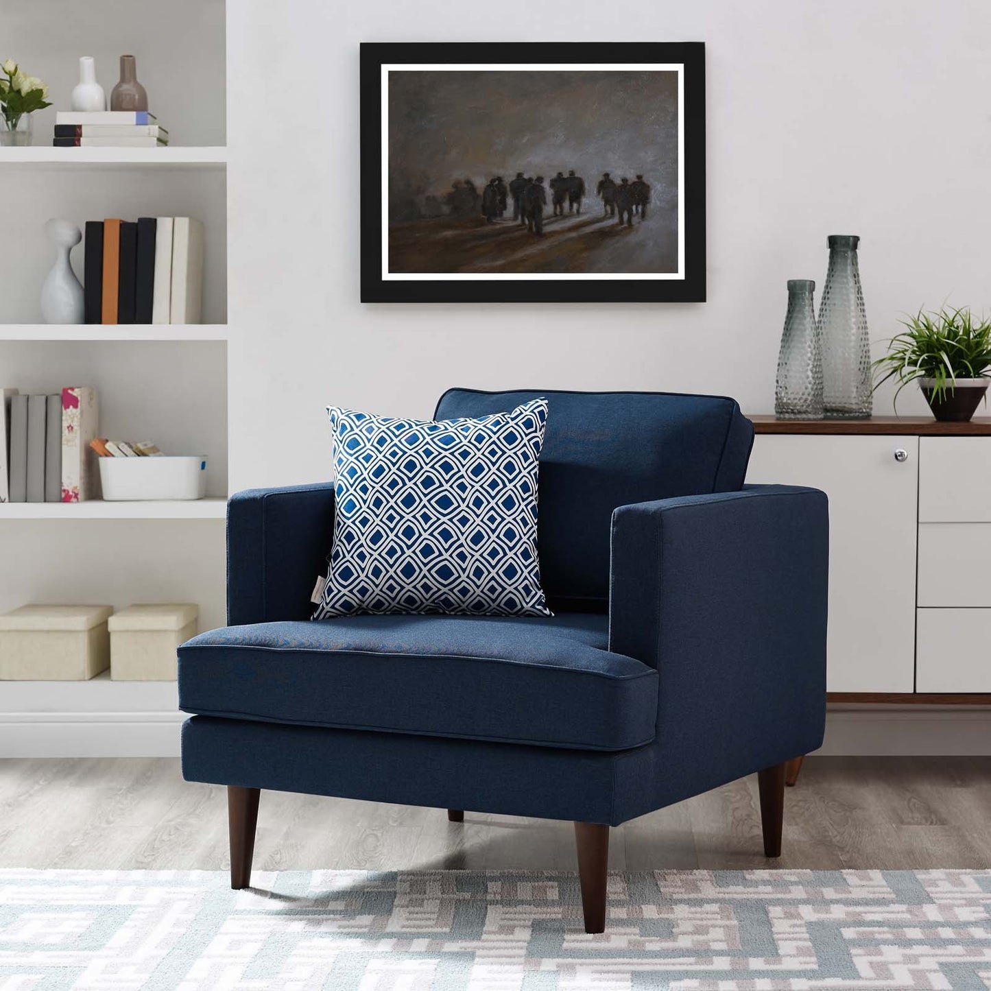 Modway Agile Upholstered Fabric Armchair