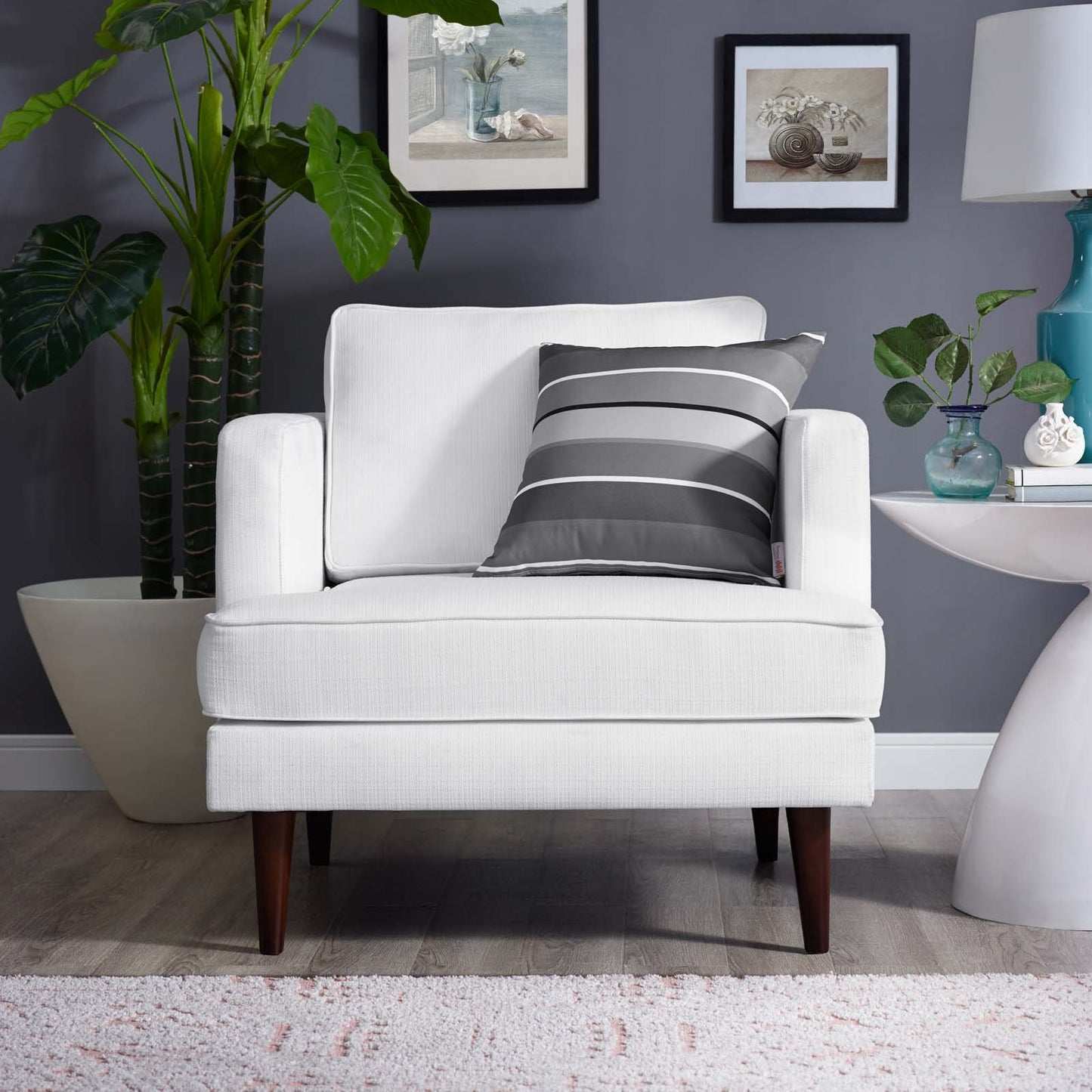 Modway Agile Upholstered Fabric Armchair