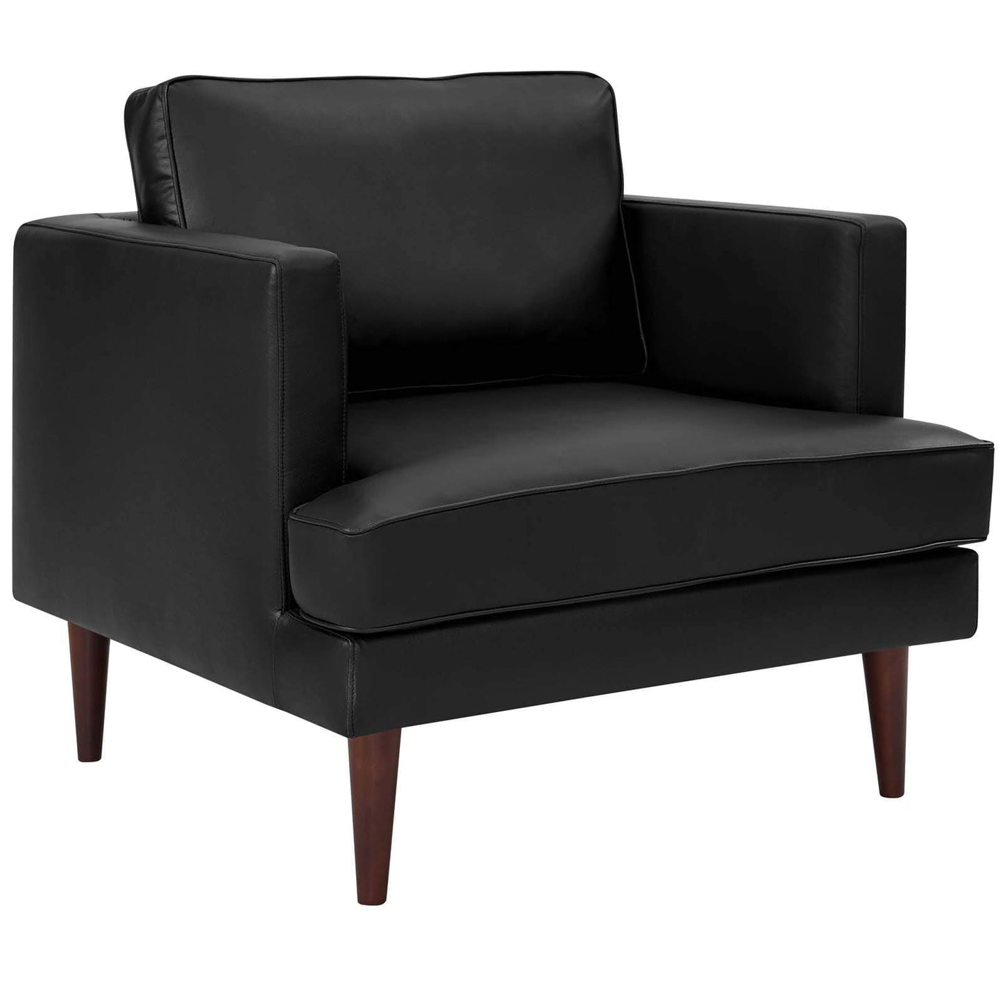 Modway Agile Genuine Leather Armchair