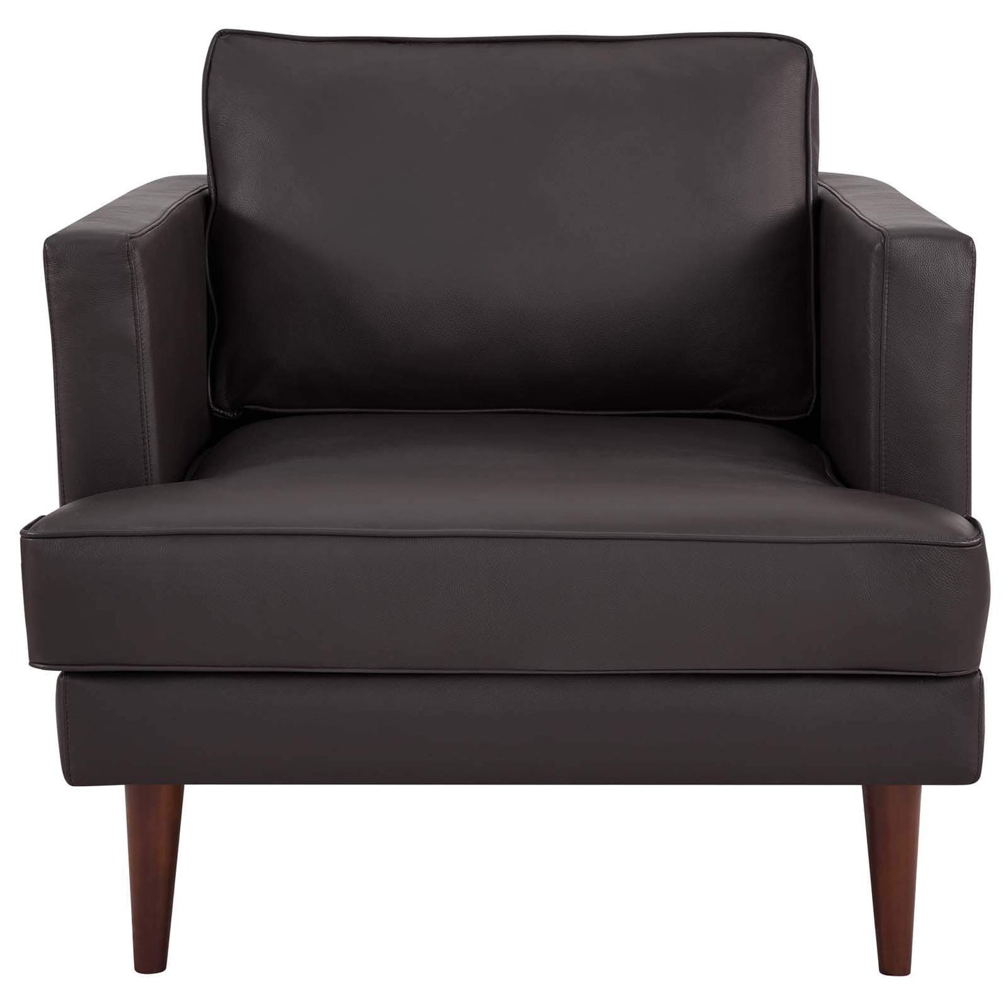 Modway Agile Genuine Leather Armchair