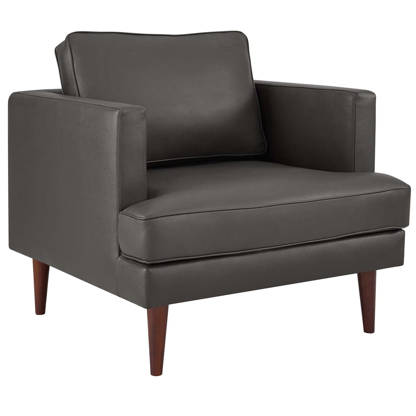 Modway Agile Genuine Leather Armchair