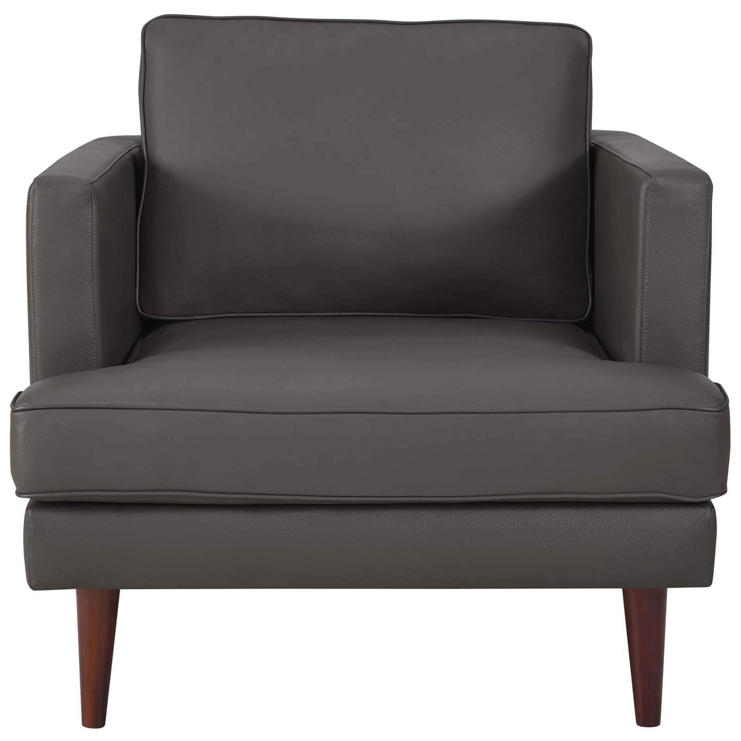 Modway Agile Genuine Leather Armchair