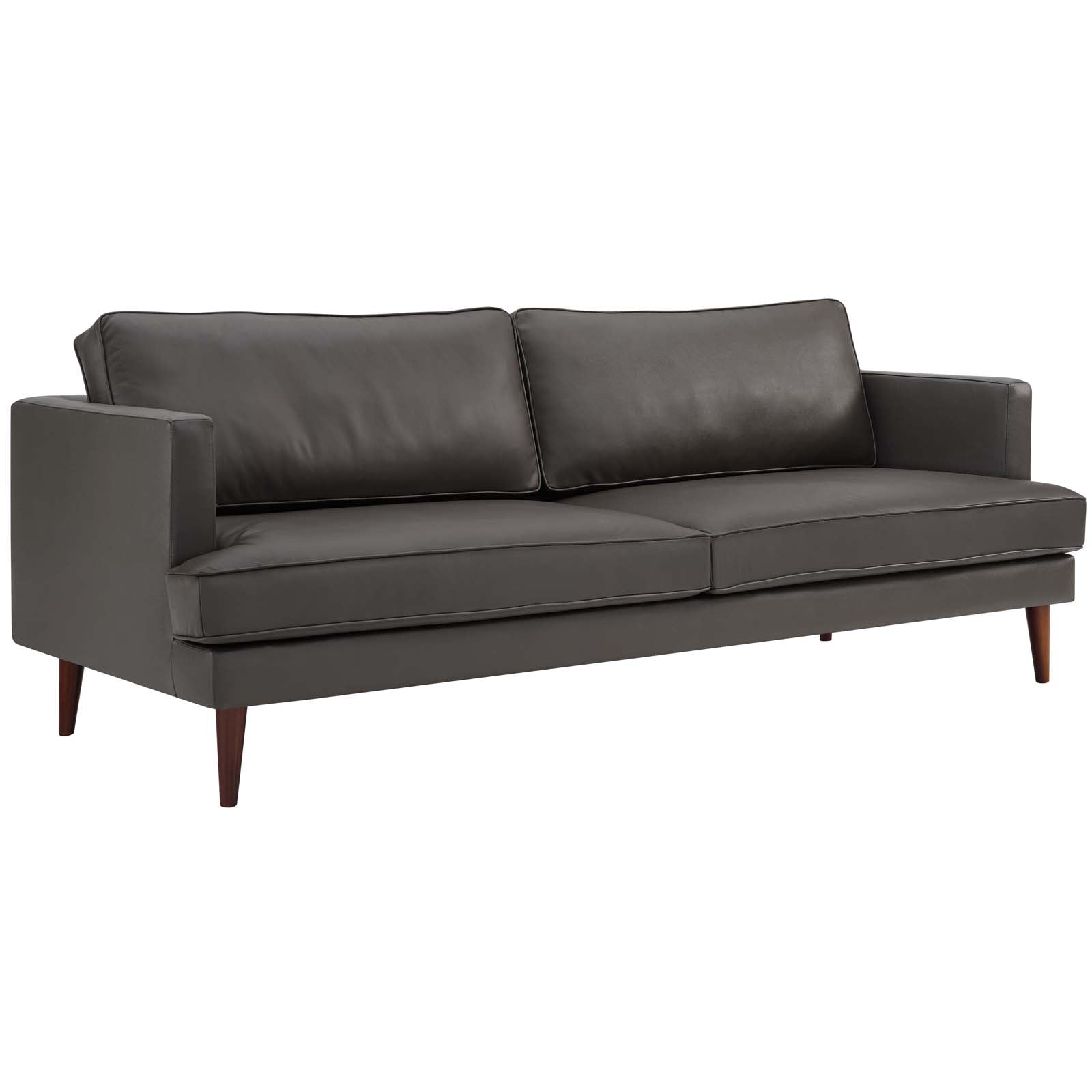 Agile Genuine Leather Sofa By Modway - EEI-3058 | Sofas - 2
