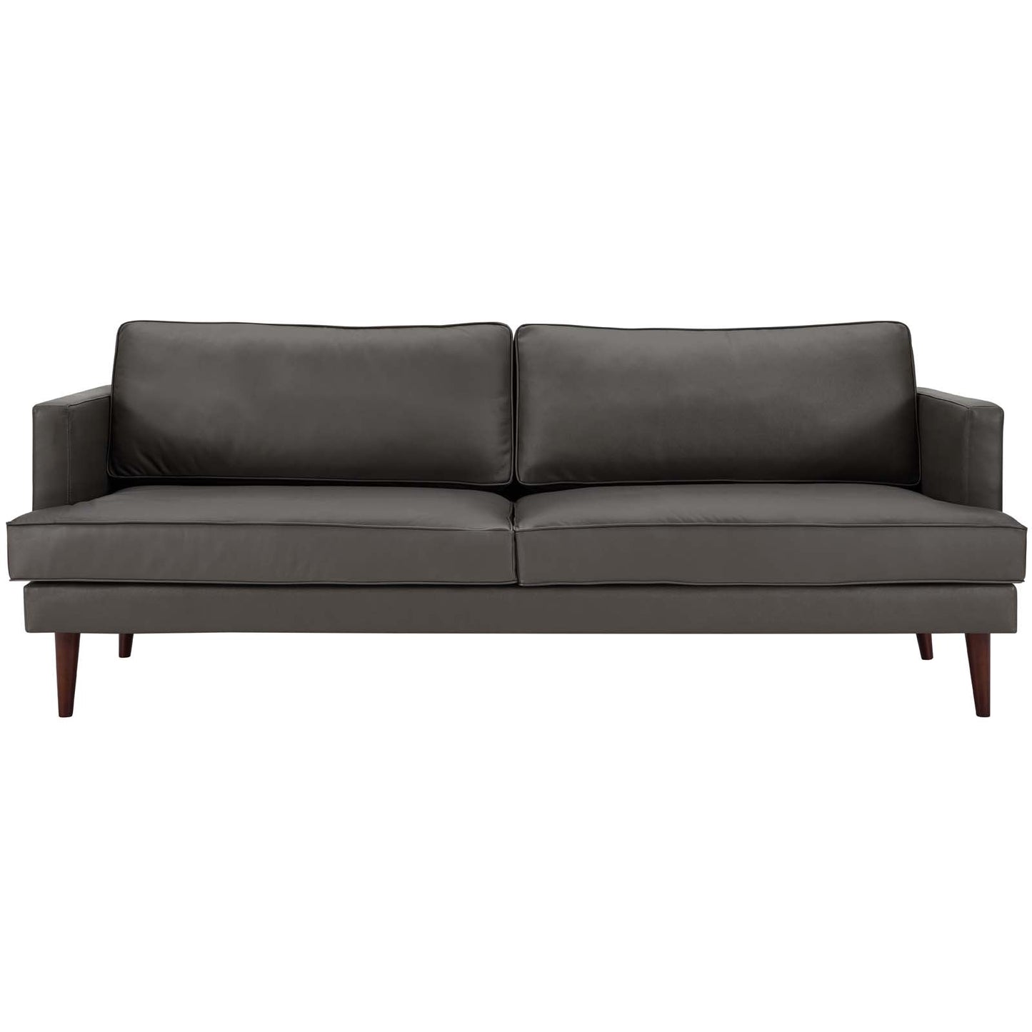 Agile Genuine Leather Sofa By Modway - EEI-3058 | Sofas - 4