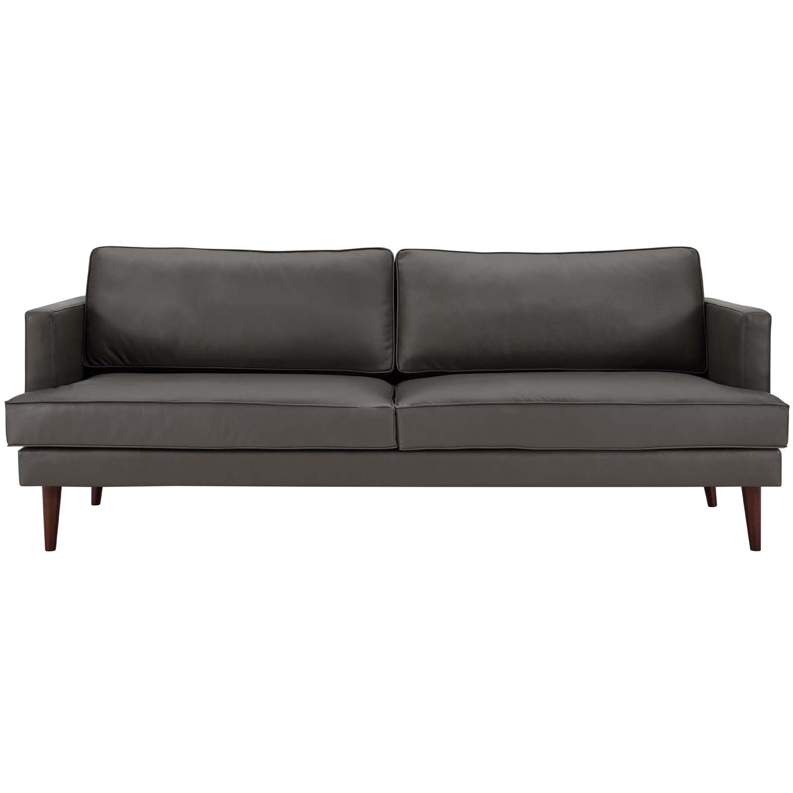 Agile Genuine Leather Sofa By Modway - EEI-3058 | Sofas - 4