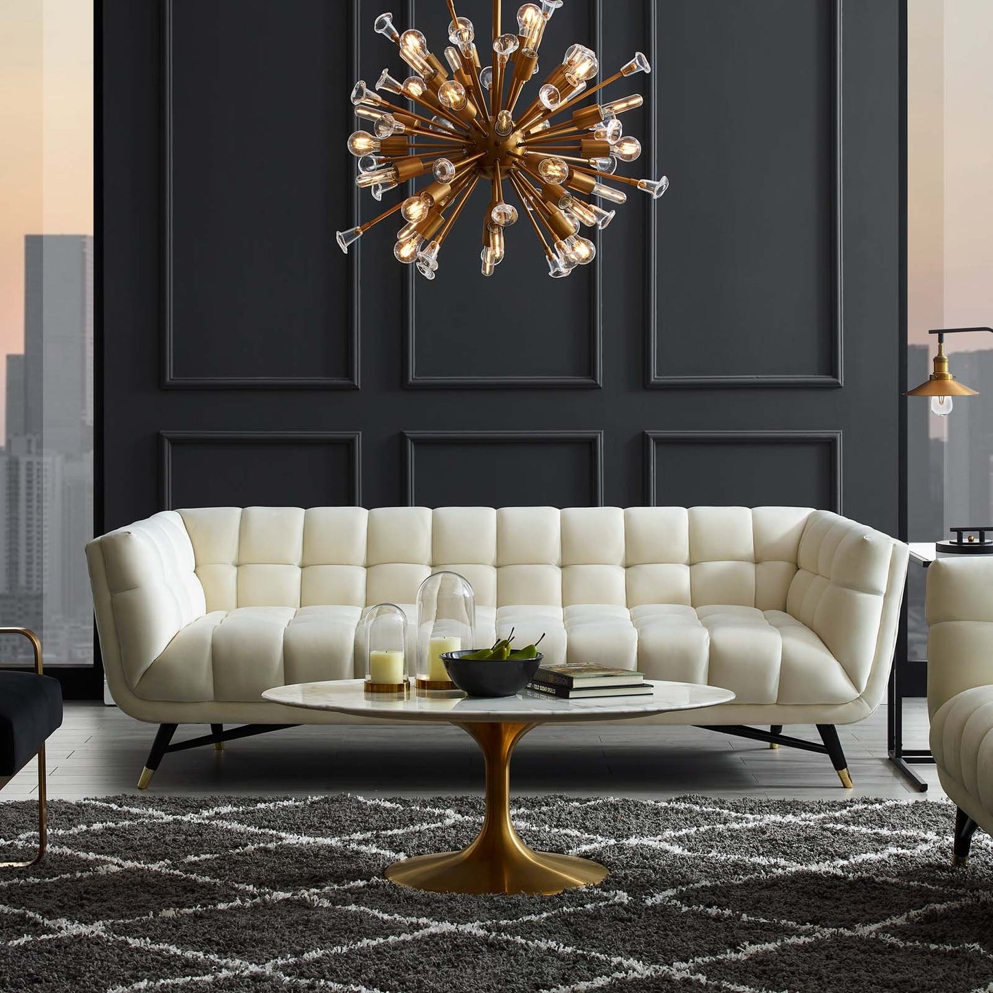 Modway Adept Upholstered Velvet Sofa