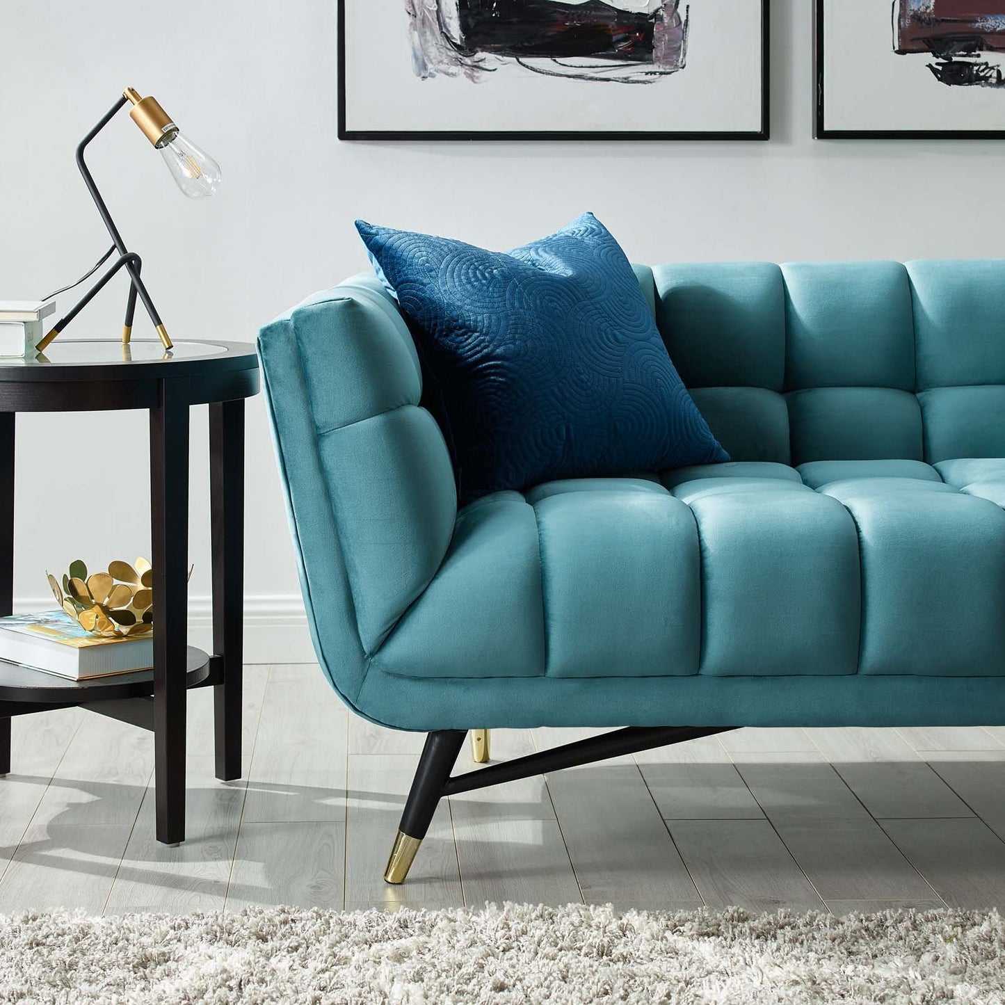 Modway Adept Upholstered Velvet Sofa