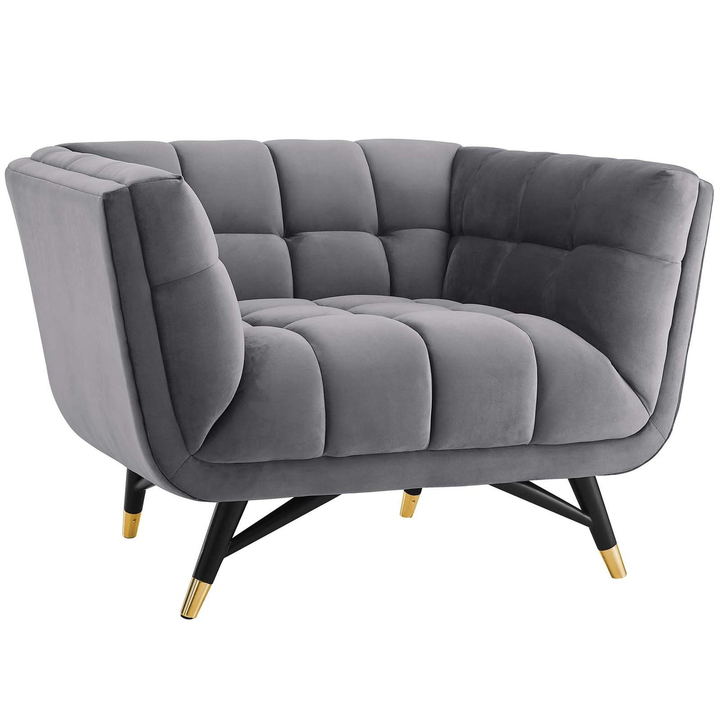 Modway Adept Upholstered Velvet Armchair