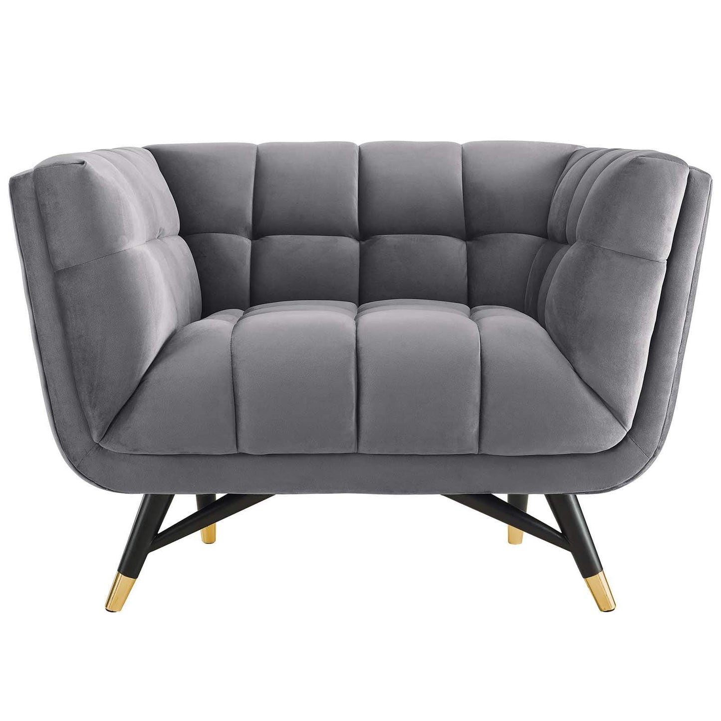 Modway Adept Upholstered Velvet Armchair