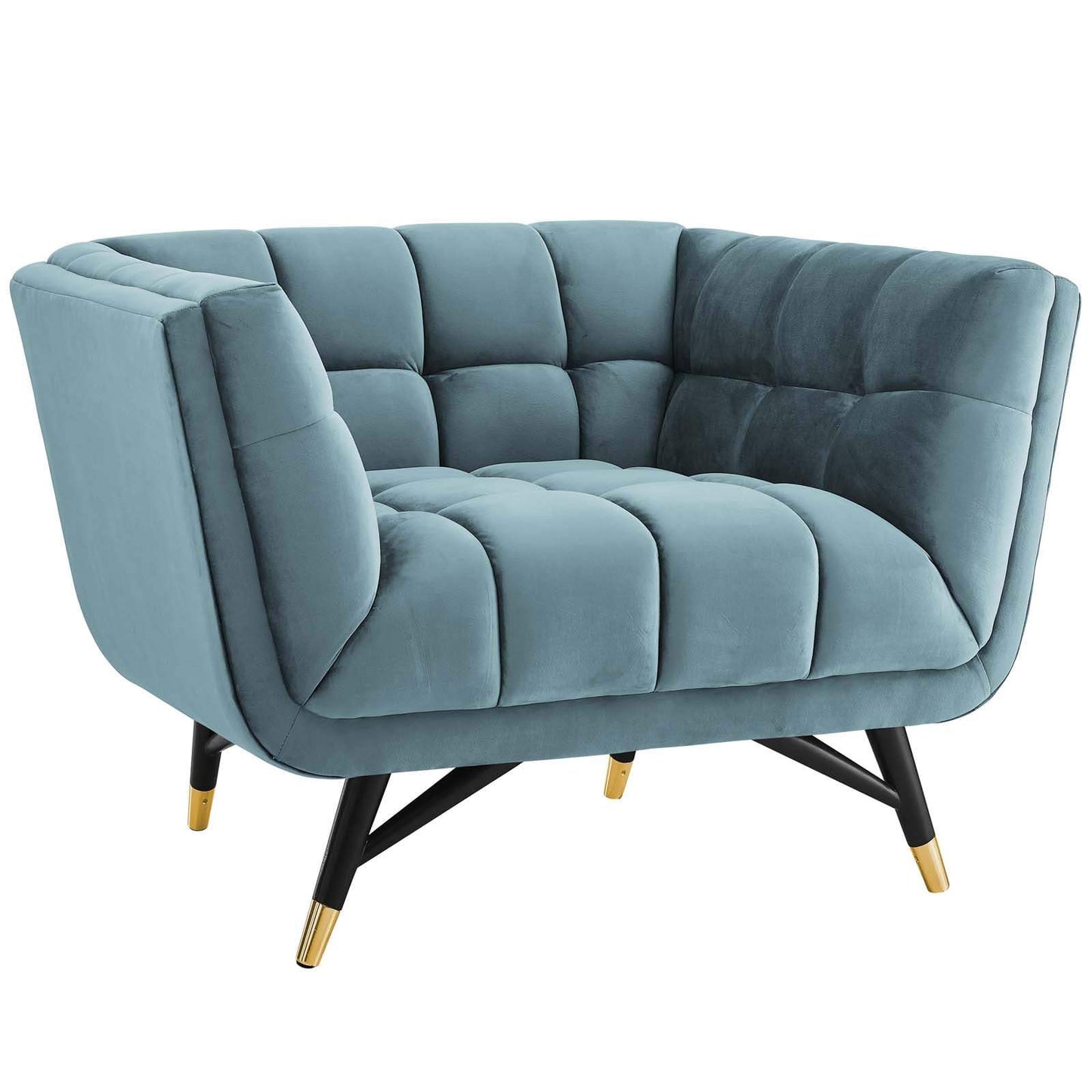Modway Adept Upholstered Velvet Armchair