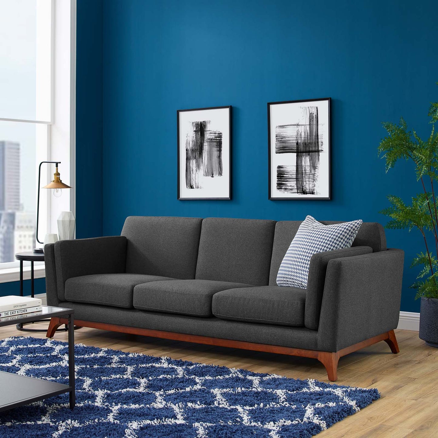 Modway Chance Upholstered Fabric Sofa | Sofas | 