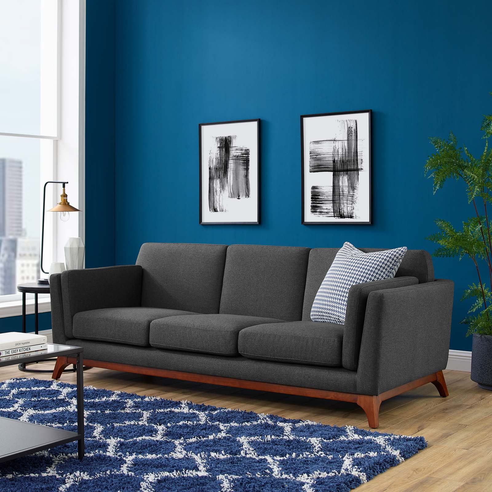 Modway Chance Upholstered Fabric Sofa | Sofas | 