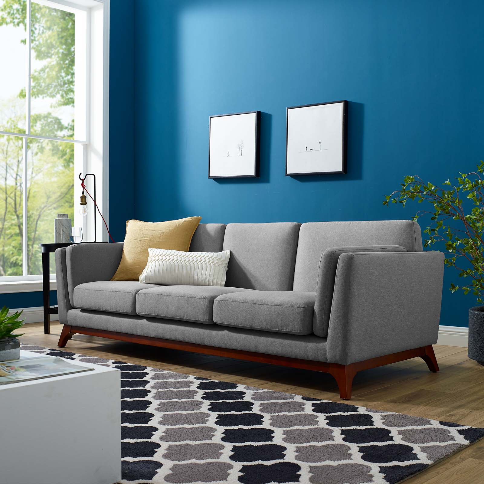 Modway Chance Upholstered Fabric Sofa | Sofas | 