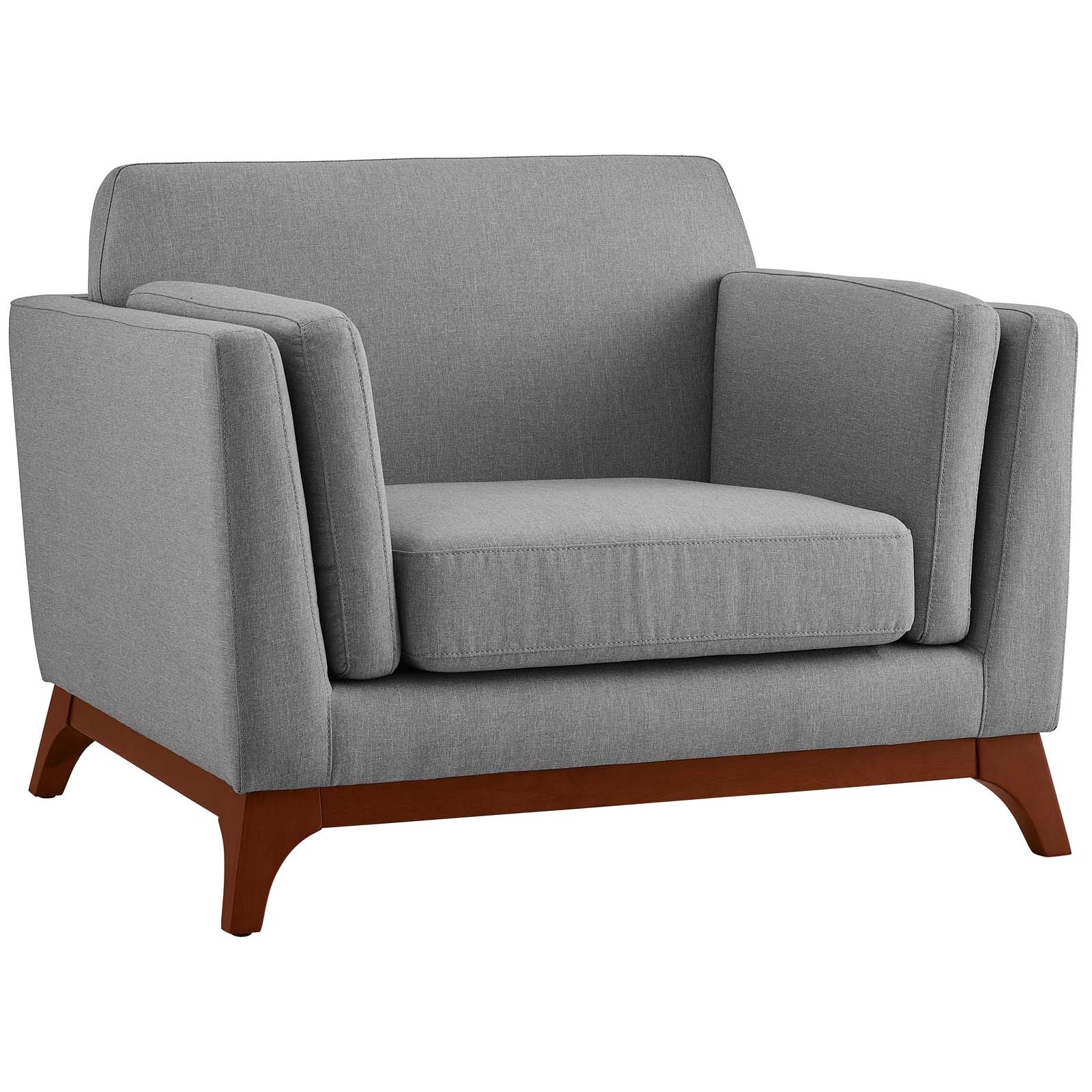 Modway Chance Upholstered Fabric Armchair | Armchairs | 