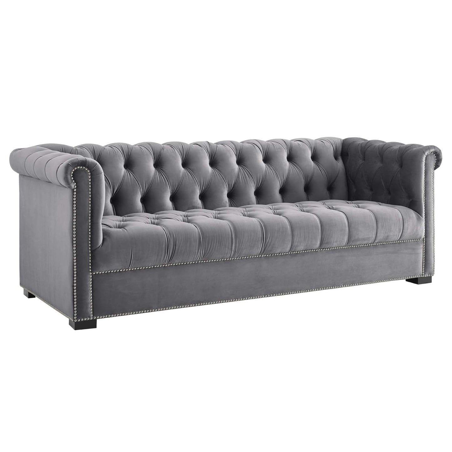 Modway Heritage Upholstered Velvet Sofa | Sofas | 
