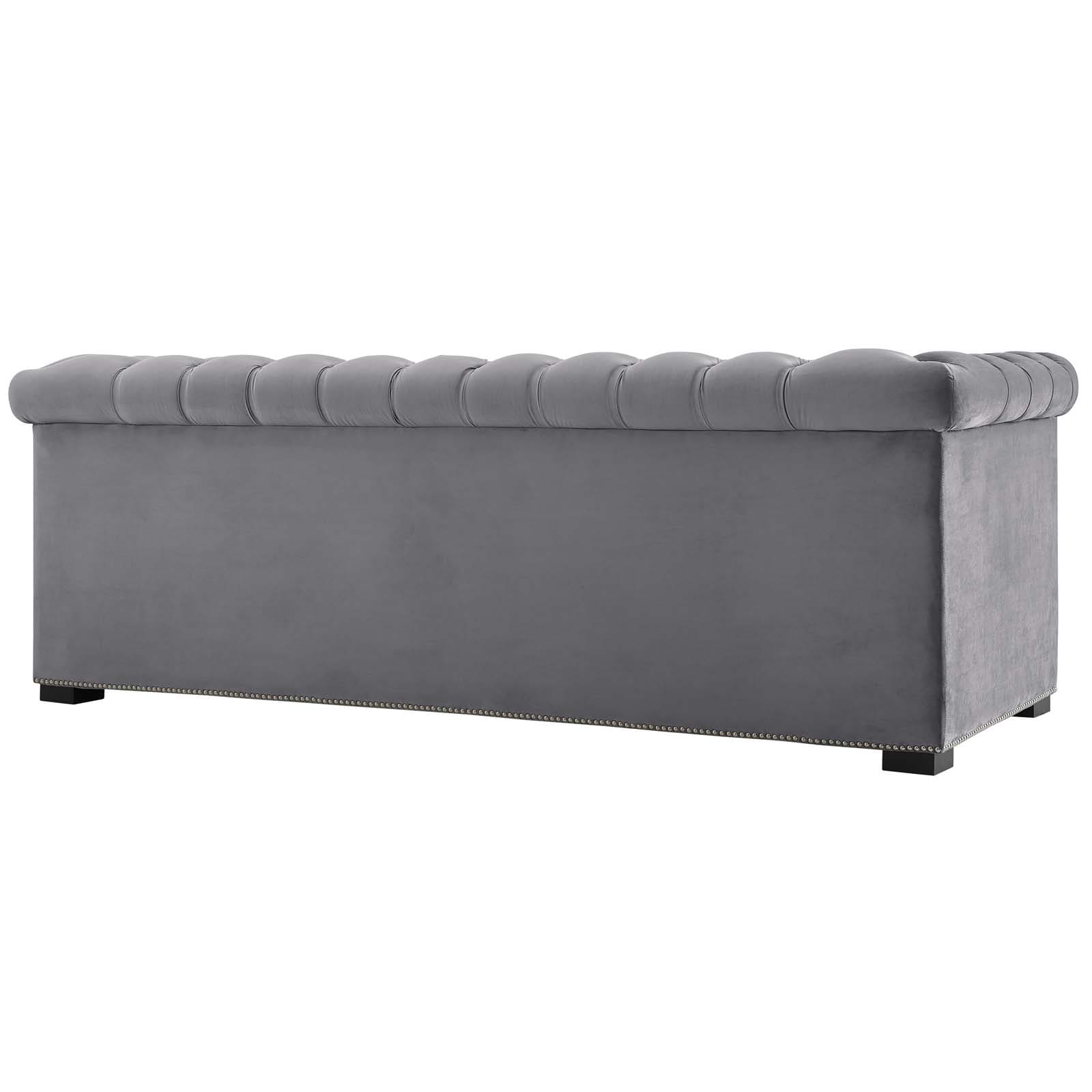 Modway Heritage Upholstered Velvet Sofa | Sofas | 