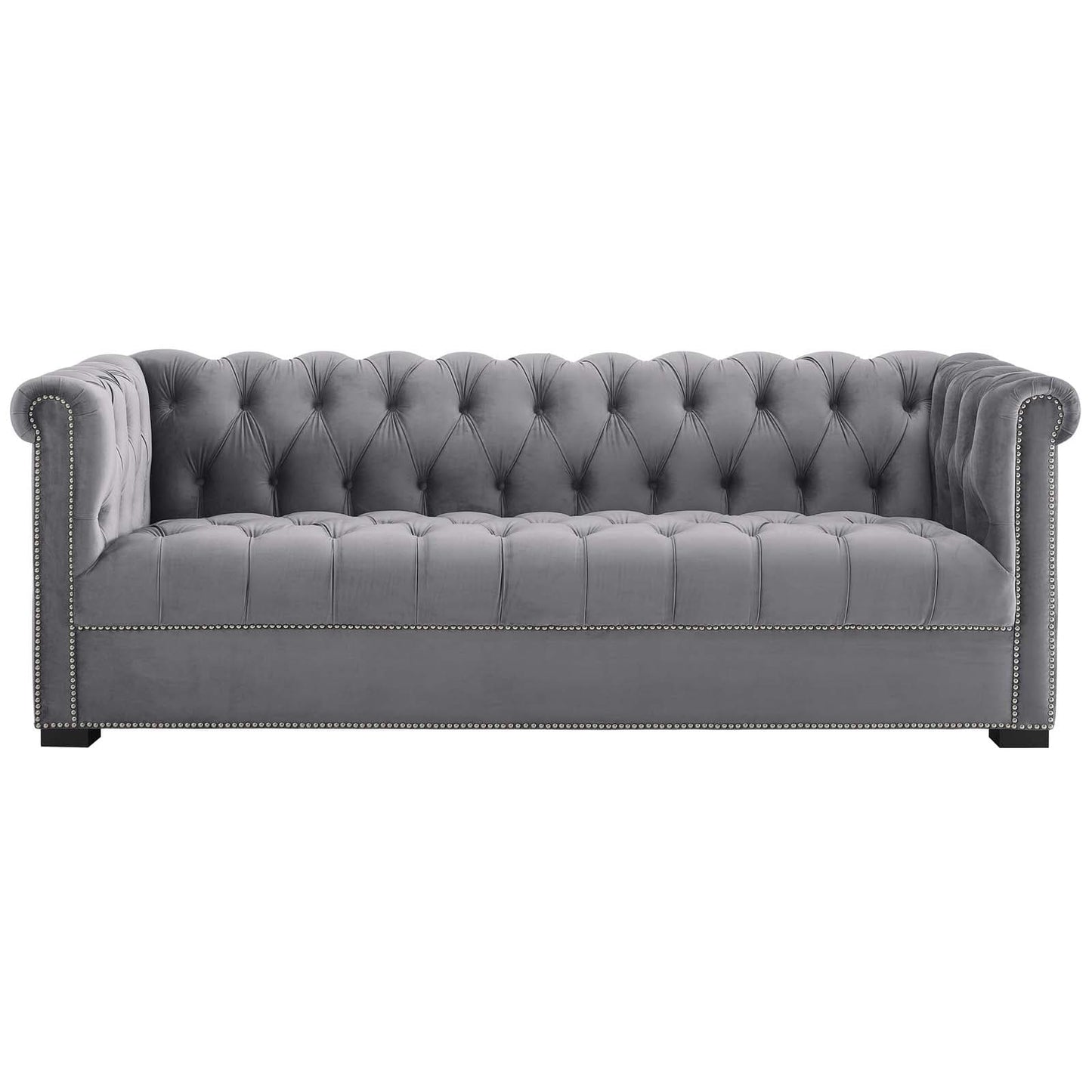 Modway Heritage Upholstered Velvet Sofa | Sofas | 