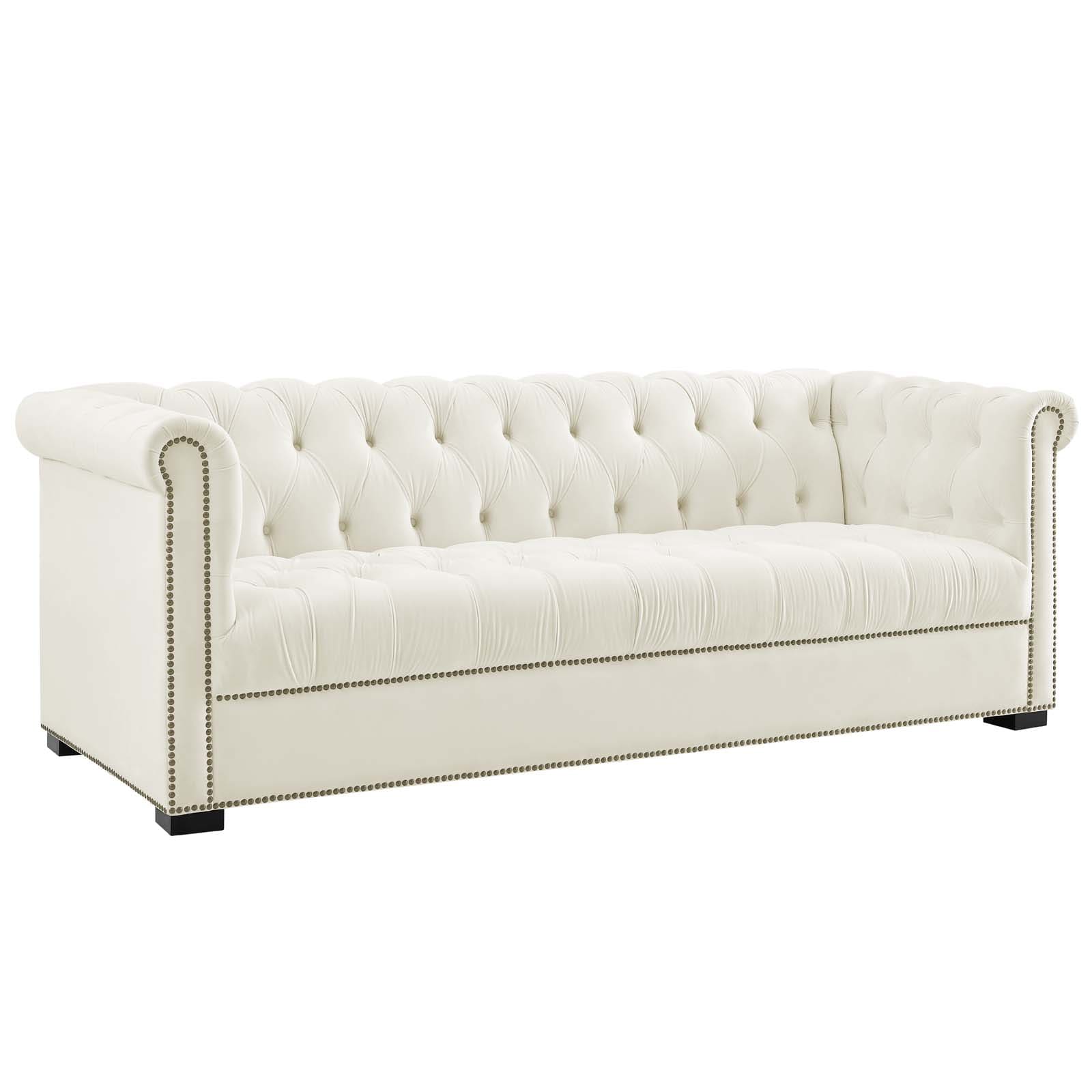 Modway Heritage Upholstered Velvet Sofa | Sofas | 