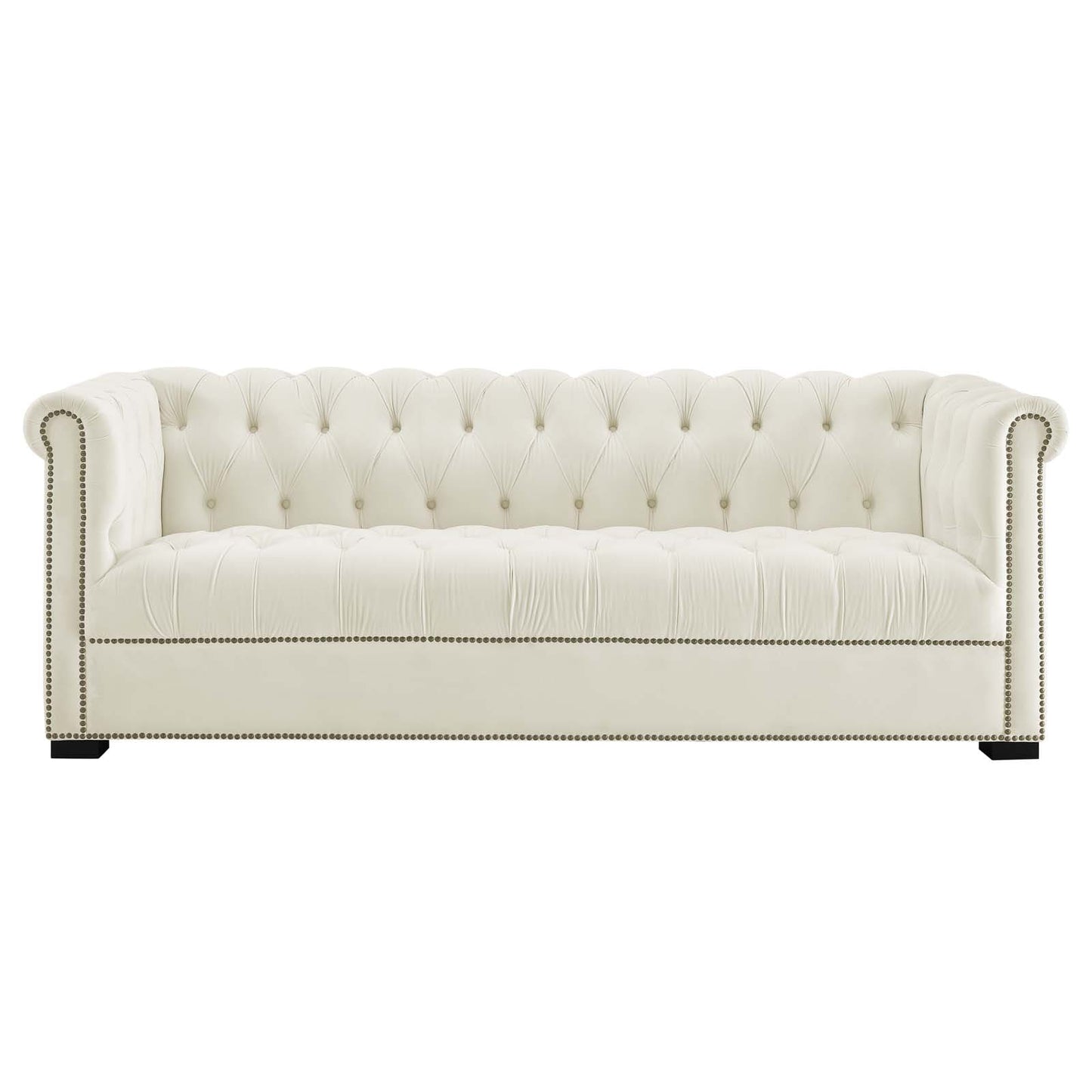 Modway Heritage Upholstered Velvet Sofa | Sofas | 