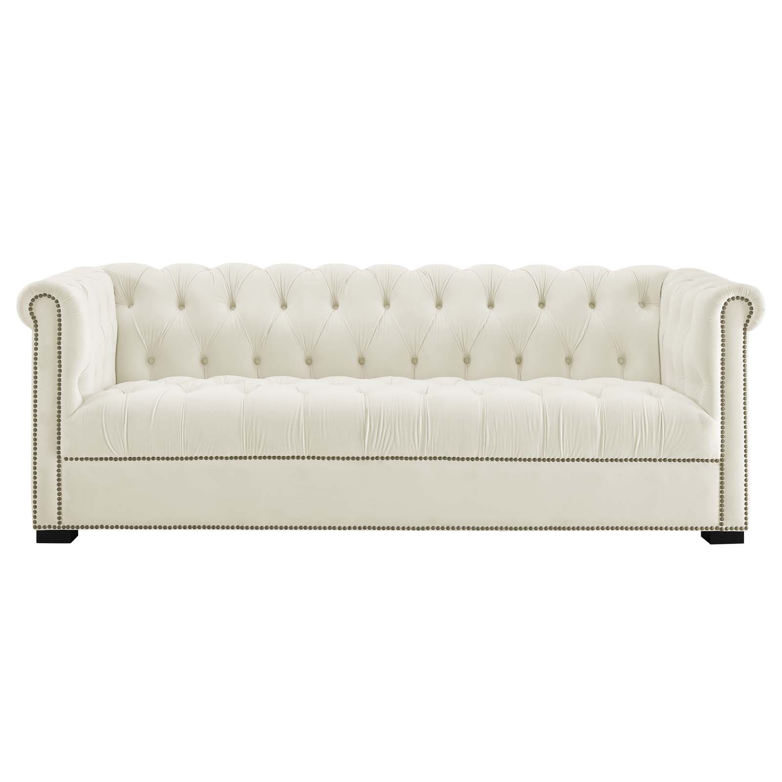 Modway Heritage Upholstered Velvet Sofa | Sofas | 