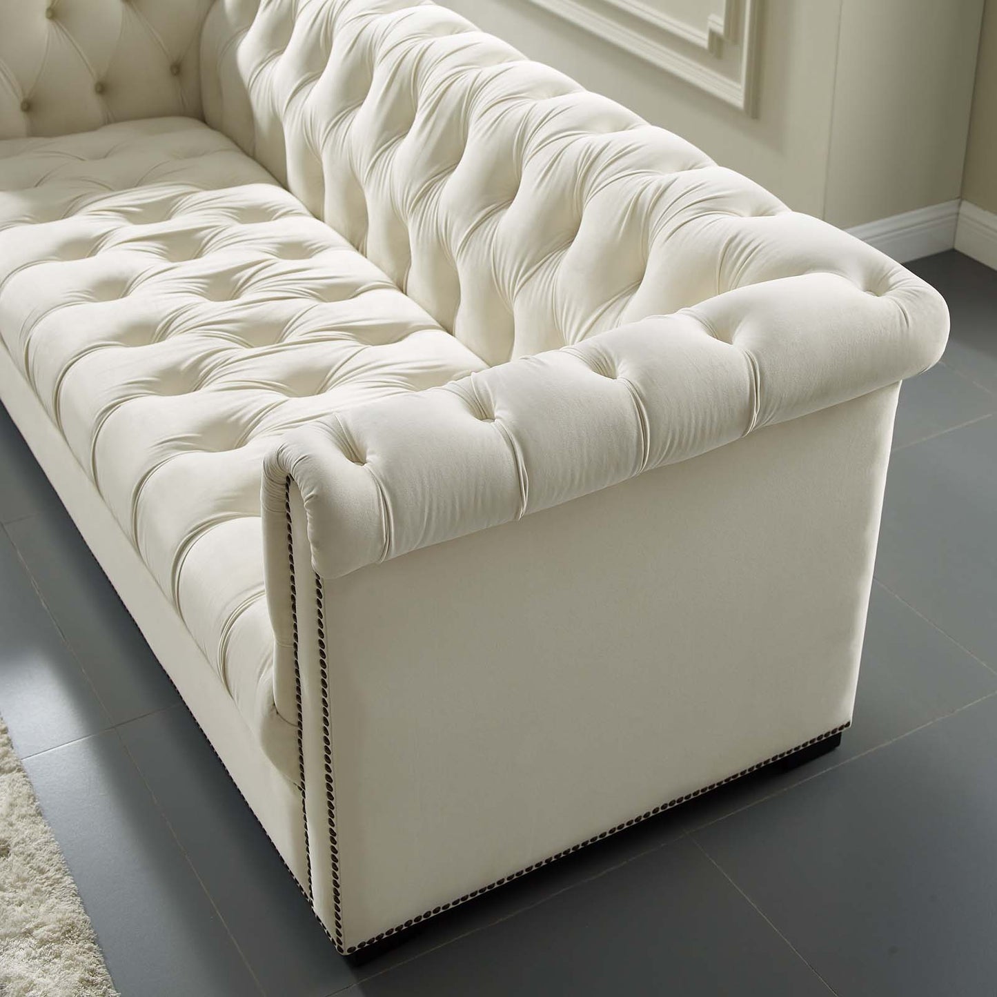 Modway Heritage Upholstered Velvet Sofa | Sofas | 