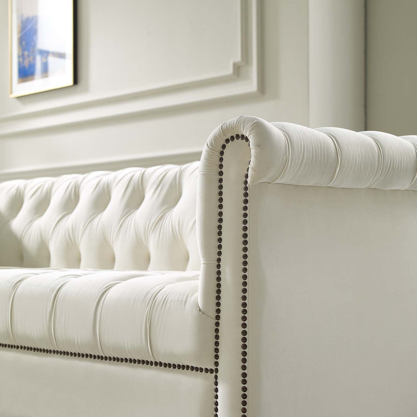 Modway Heritage Upholstered Velvet Sofa | Sofas | 