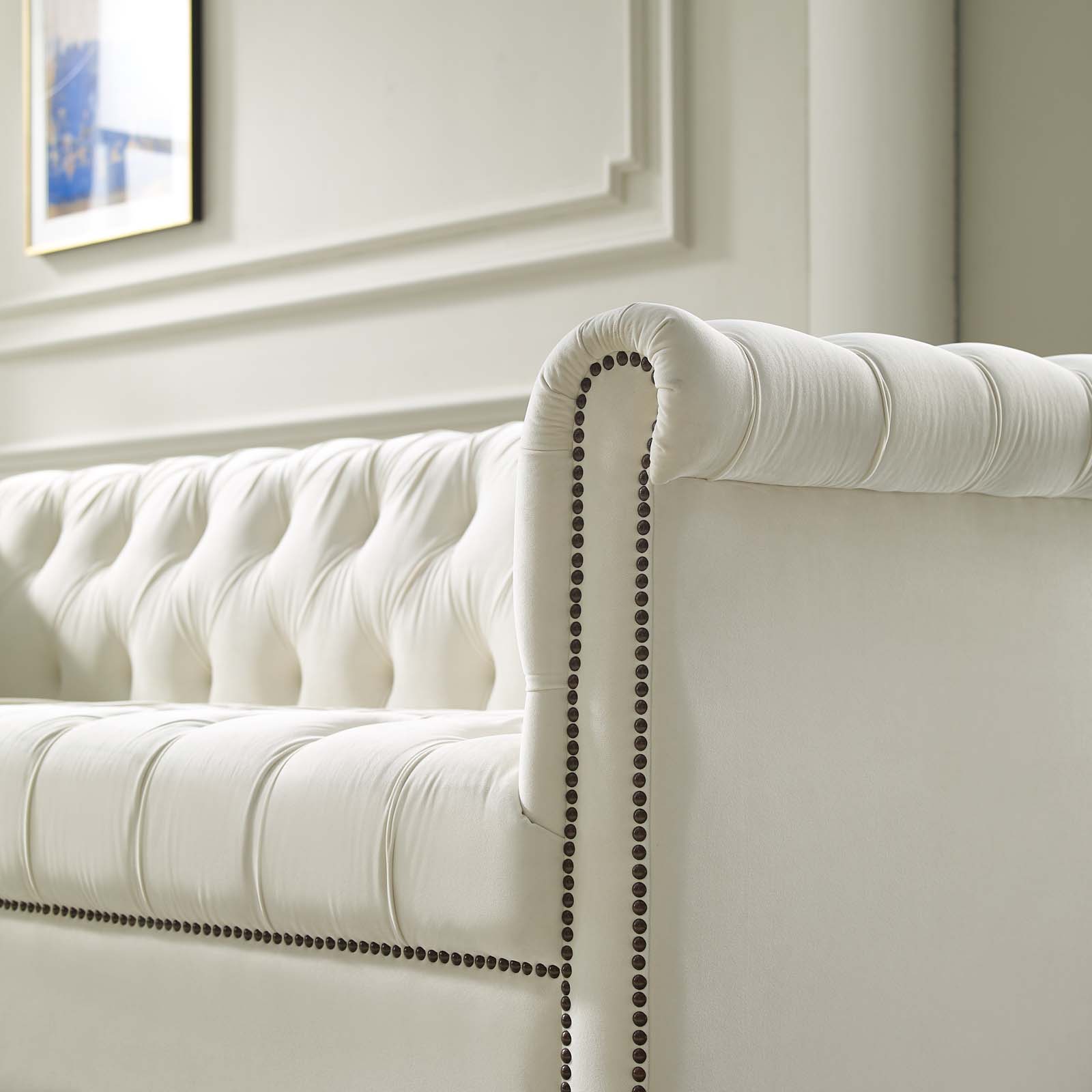 Modway Heritage Upholstered Velvet Sofa | Sofas | 