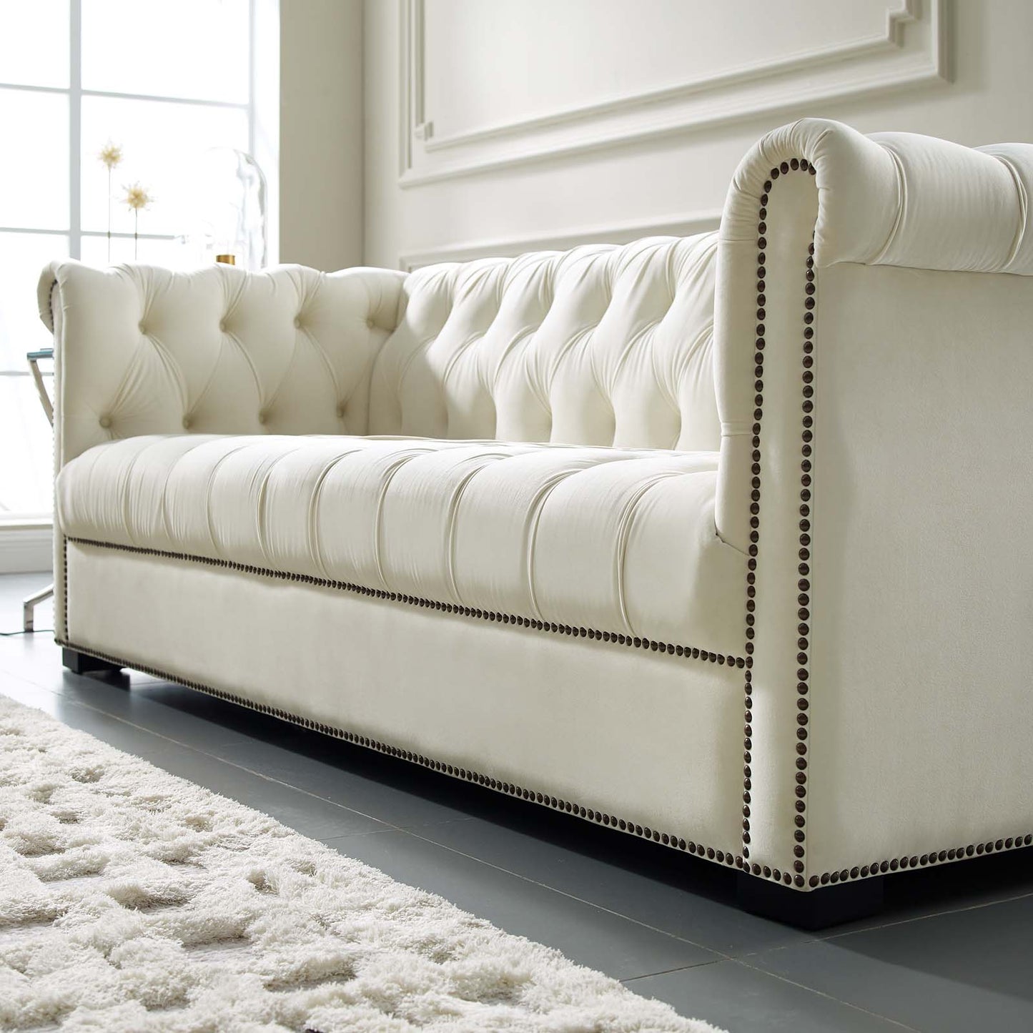 Modway Heritage Upholstered Velvet Sofa | Sofas | 