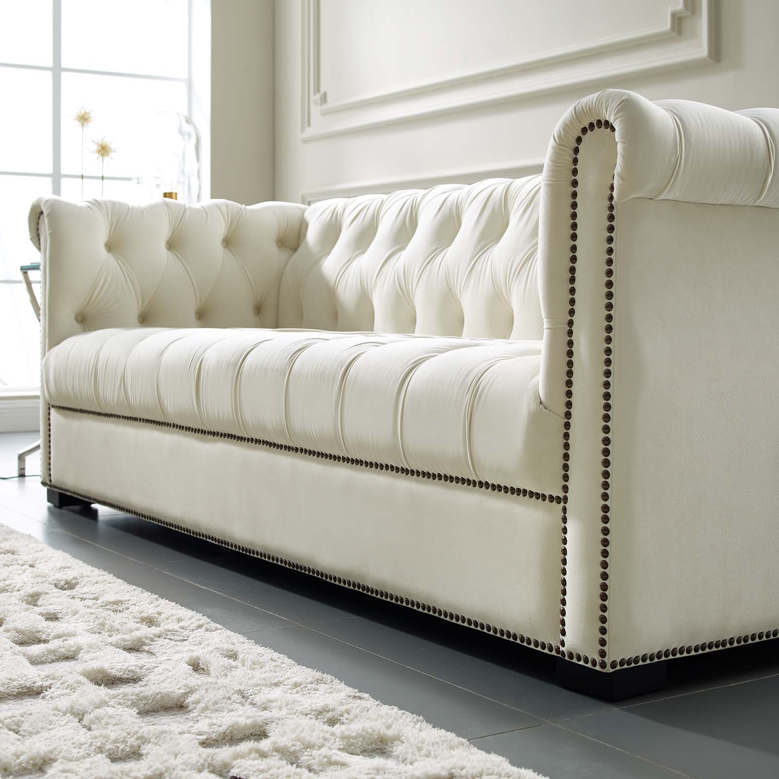Modway Heritage Upholstered Velvet Sofa | Sofas | 