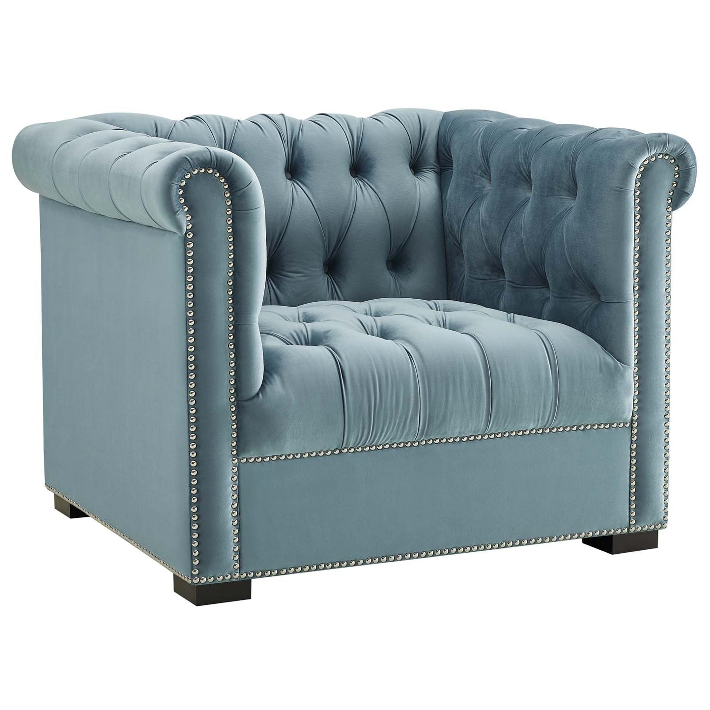 Modway Heritage Upholstered Velvet Armchair - EEI-3065