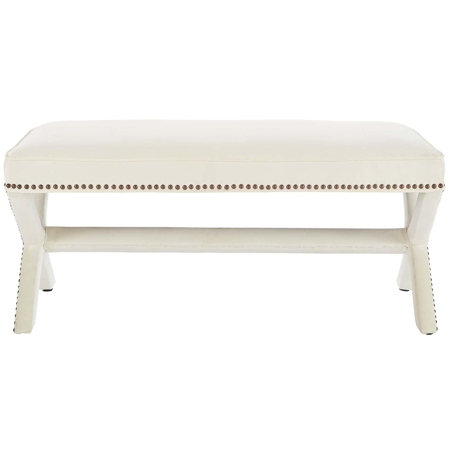 Modway Rivet Upholstered Velvet Bench | Stools & Benches | Modishstore-8