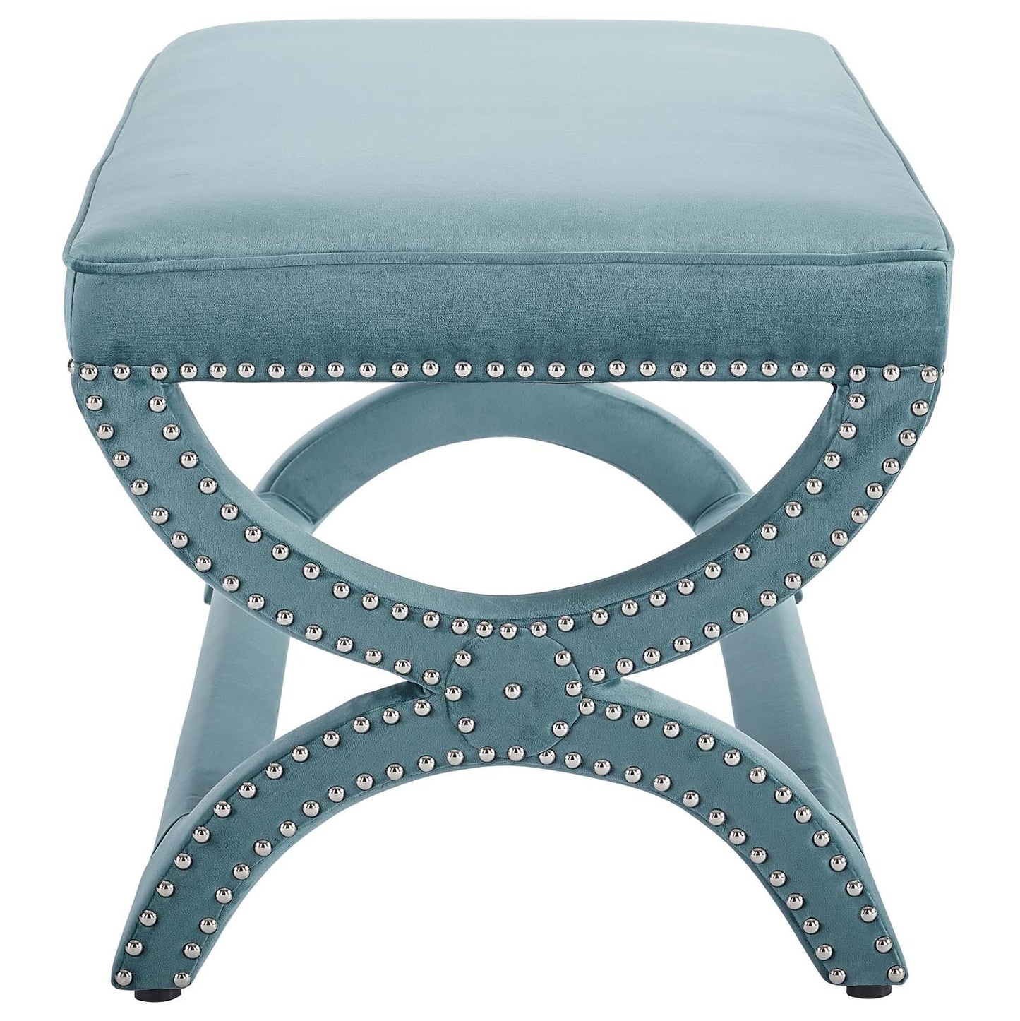 Modway Expound Upholstered Nailhead Trim Velvet Bench