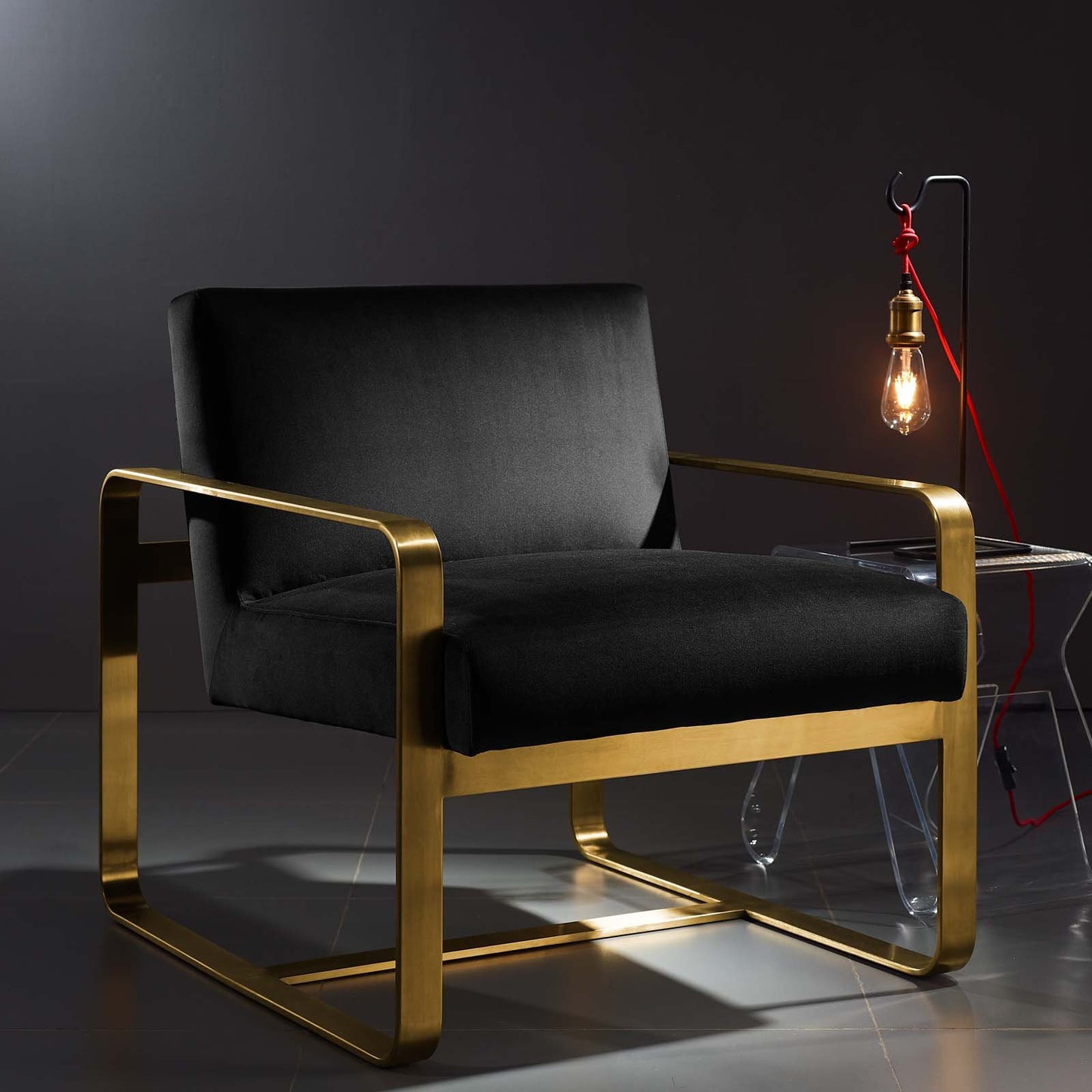 Modway Astute Upholstered Velvet Armchair